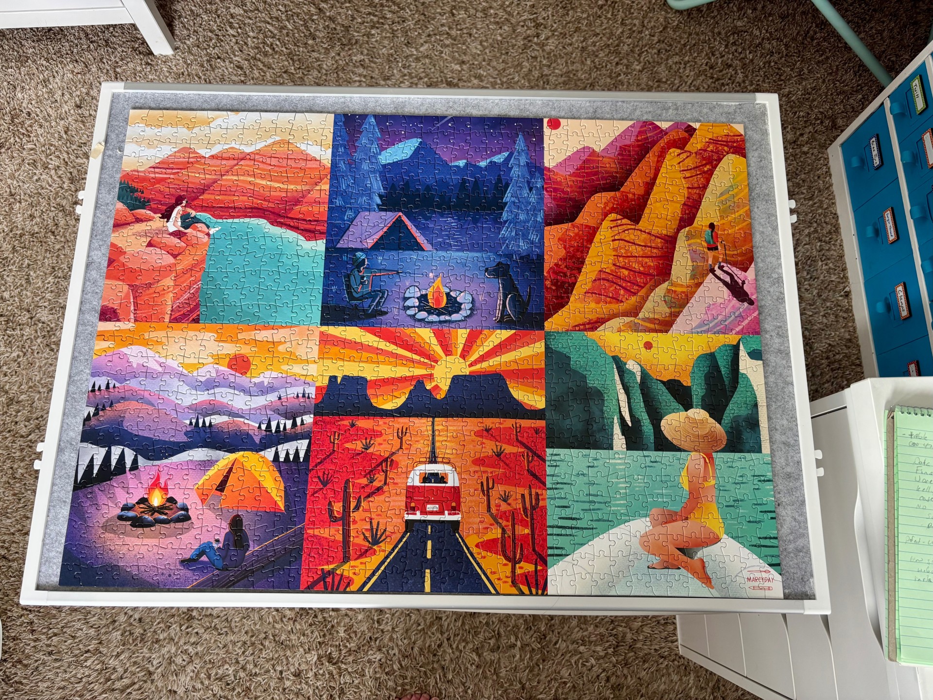 1000 Piece Vivid Buffalo Puzzle - The Places You Will Go