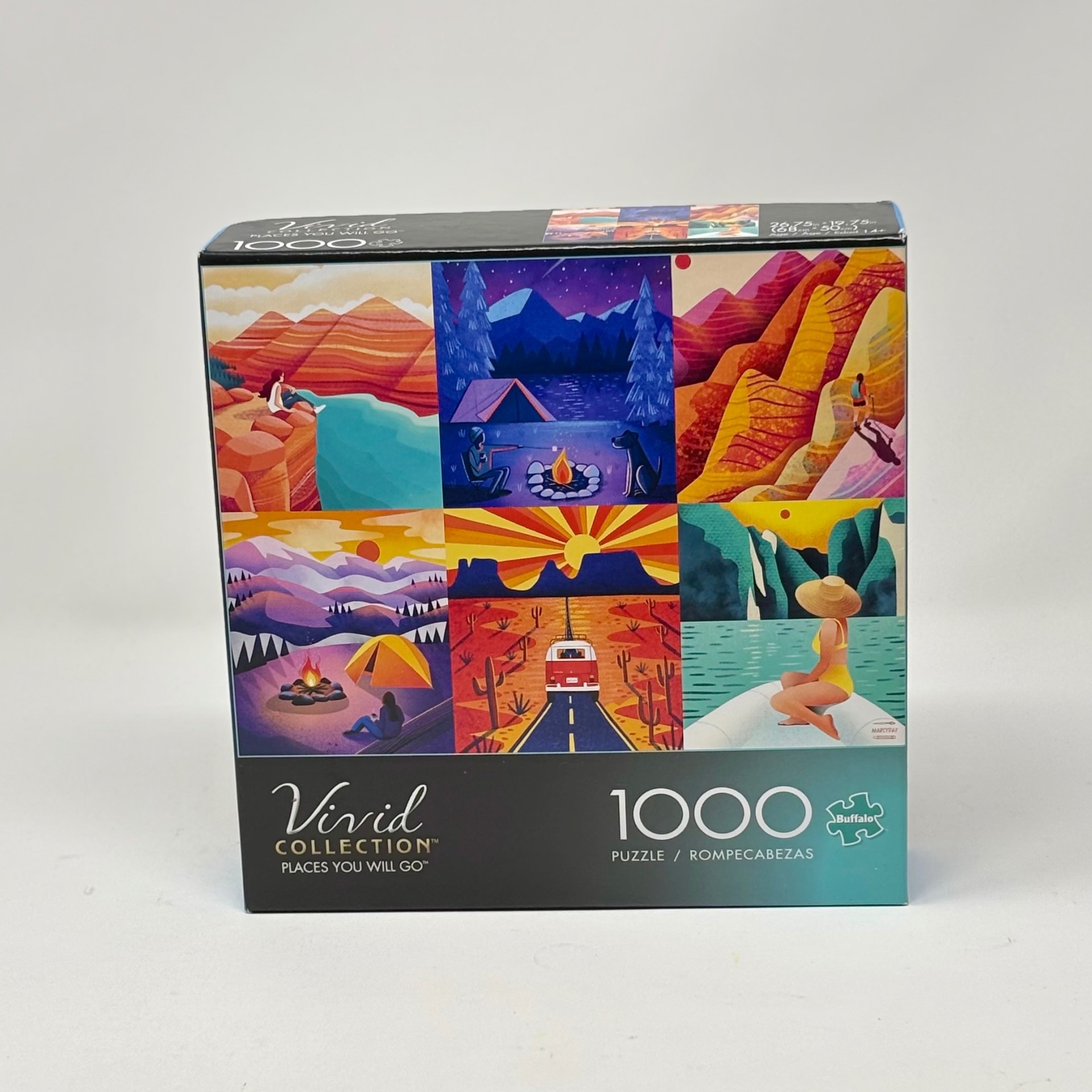 1000 Piece Vivid Buffalo Puzzle - The Places You Will Go