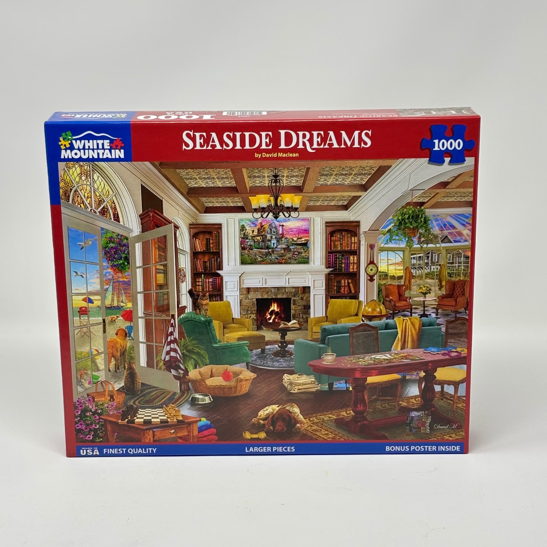 1000 Piece Puzzle - White Mountain - Seaside Dreams