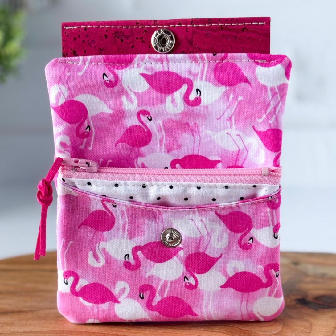 Women’s Fabric Wallet - Flamingo