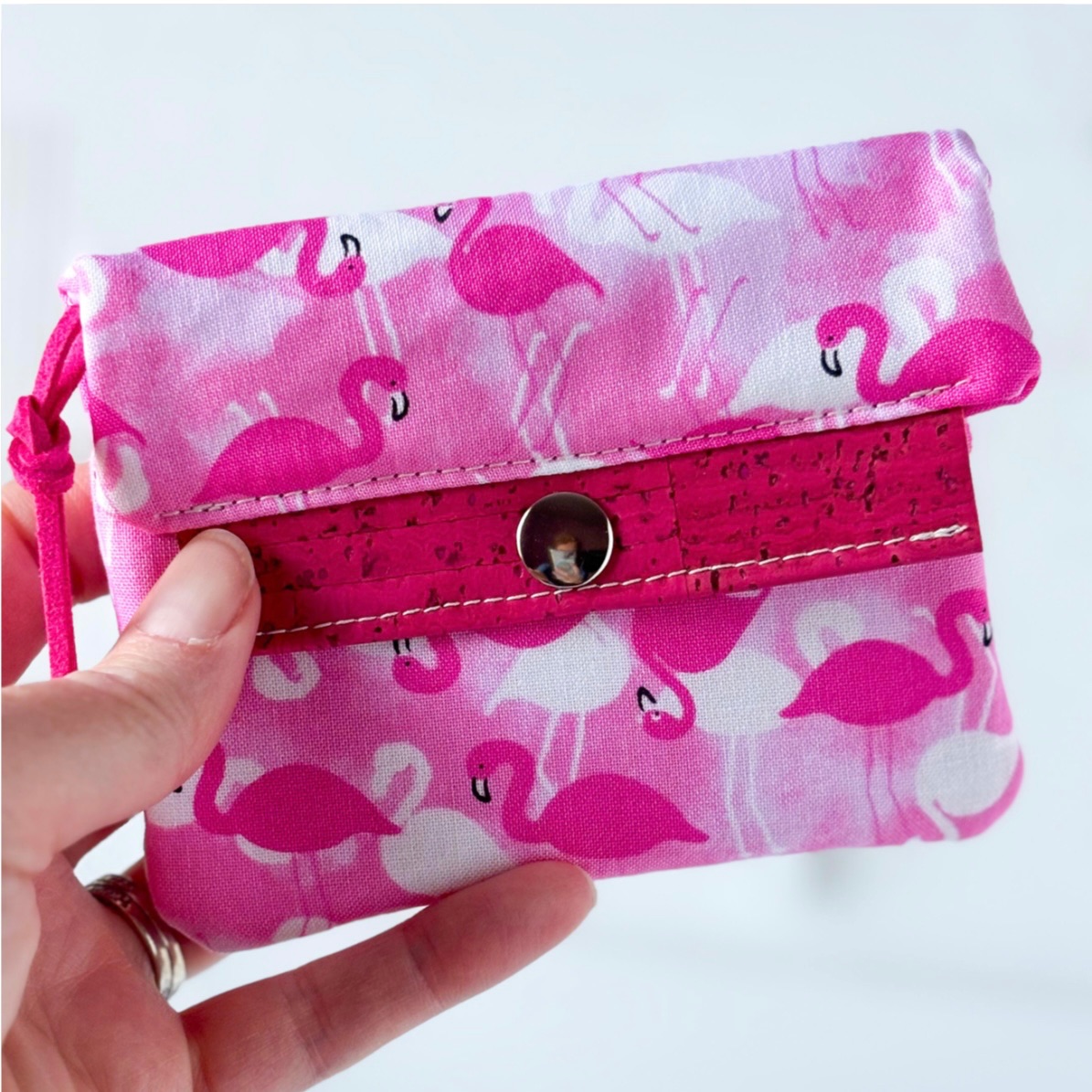 Women’s Fabric Wallet - Flamingo