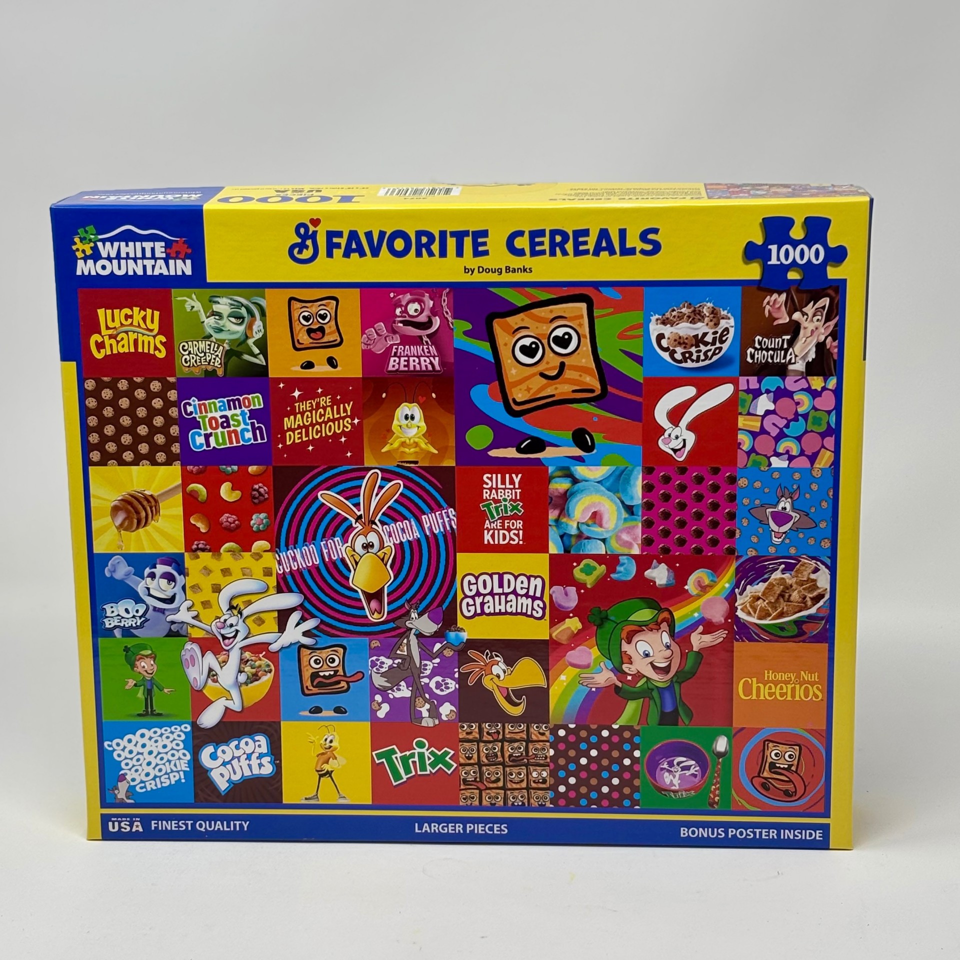 White Mountain 1000 Piece Puzzle - Favorite Cereal