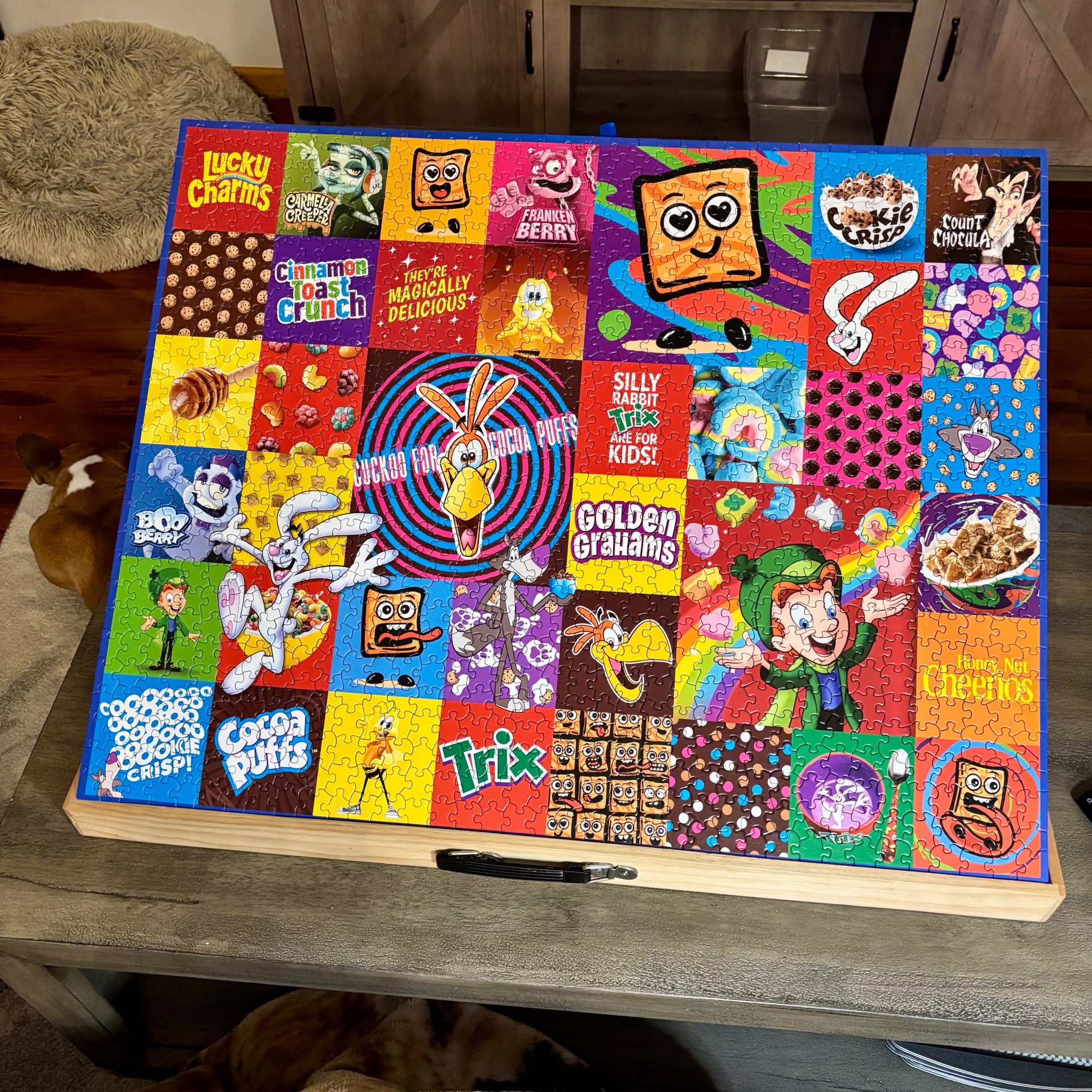 White Mountain 1000 Piece Puzzle - Favorite Cereal