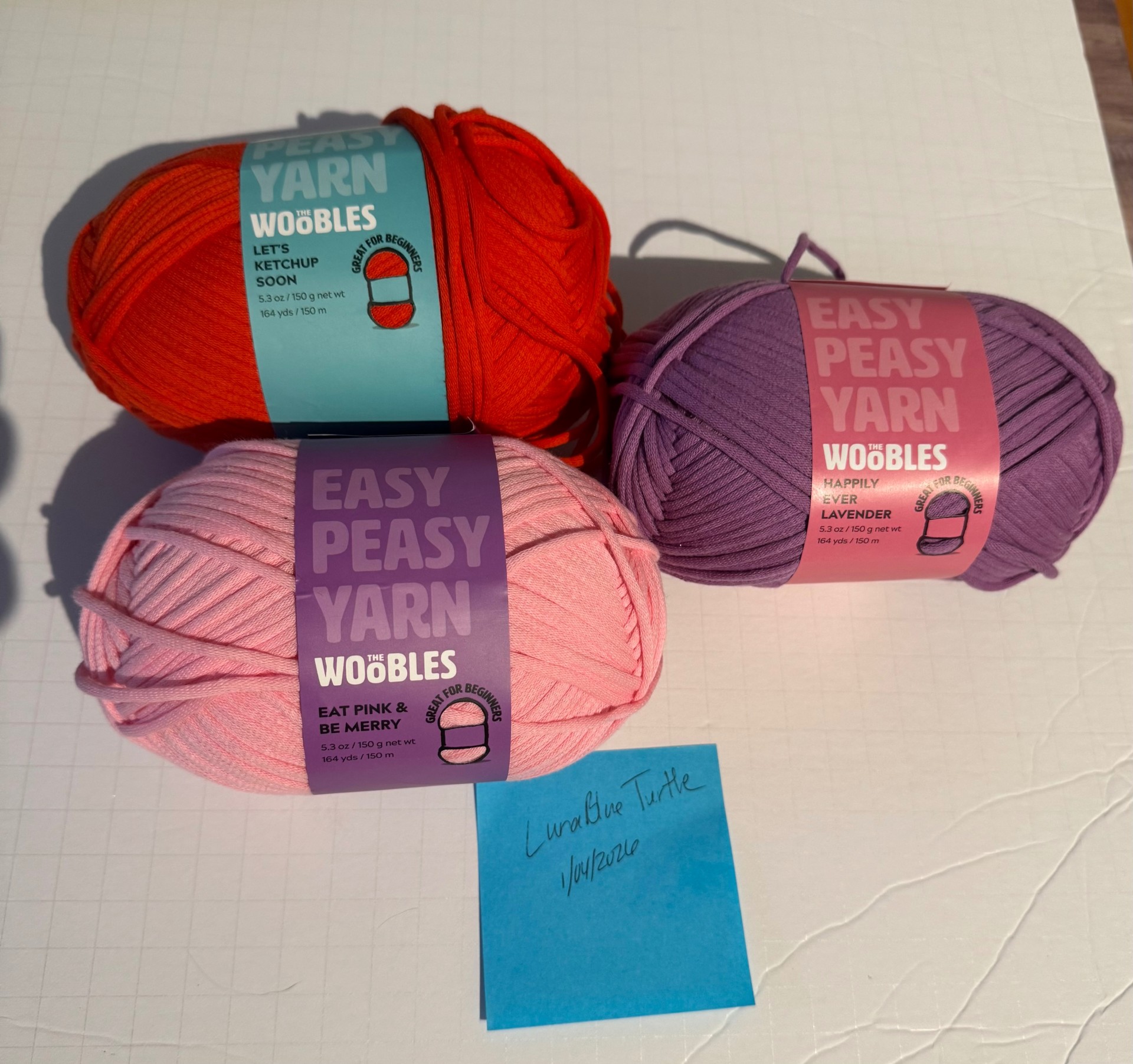 Woobles Yarn - pink, red, purple