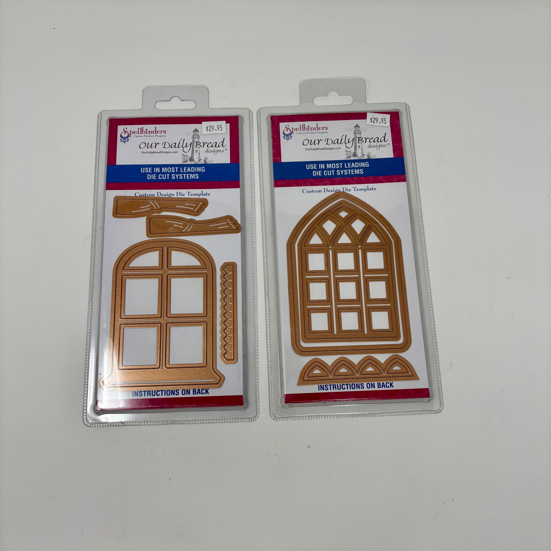 Set of 4 New Die Cuts - Our Daily Bread Brand