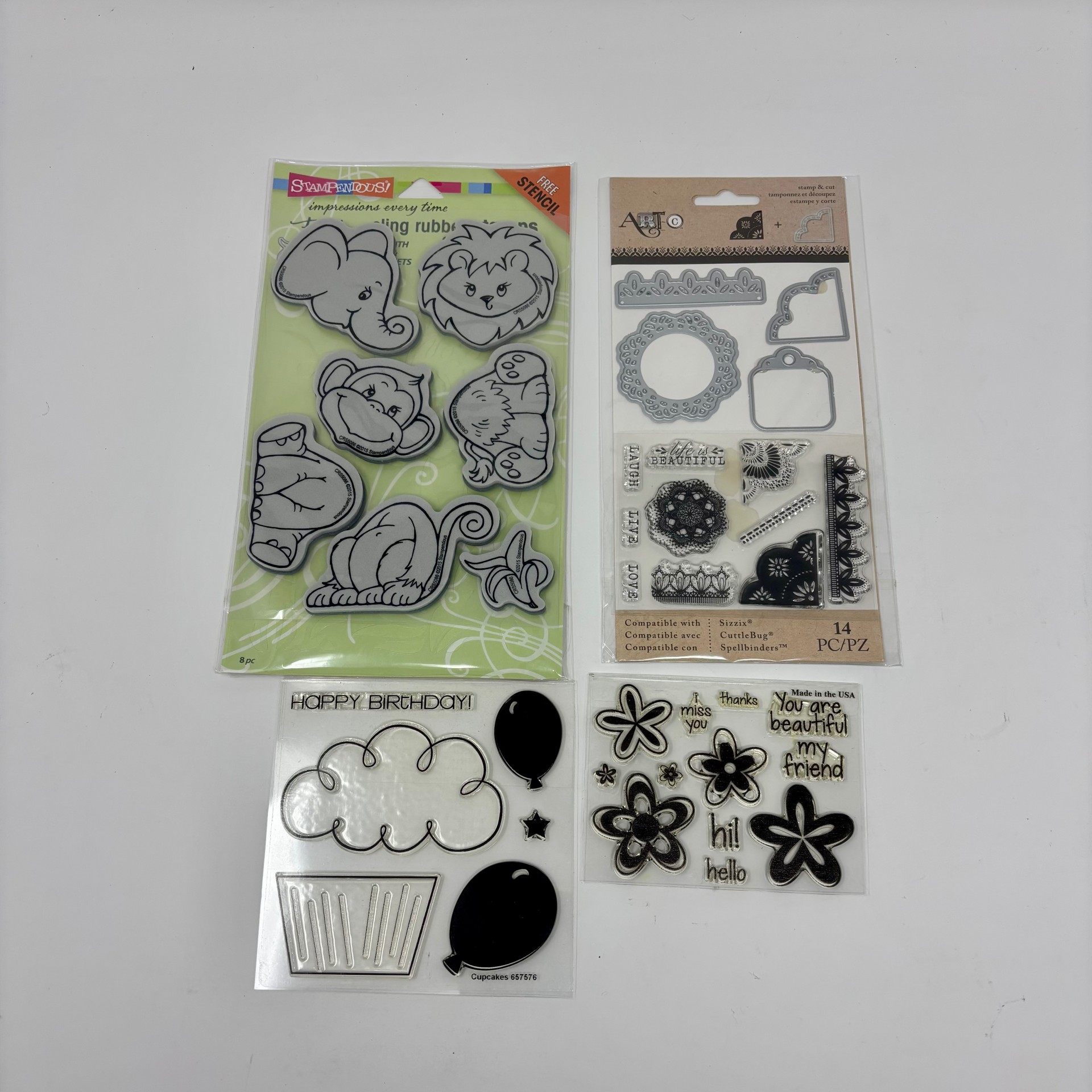 Misc stamps for paper crafting - Art-C Stampendous