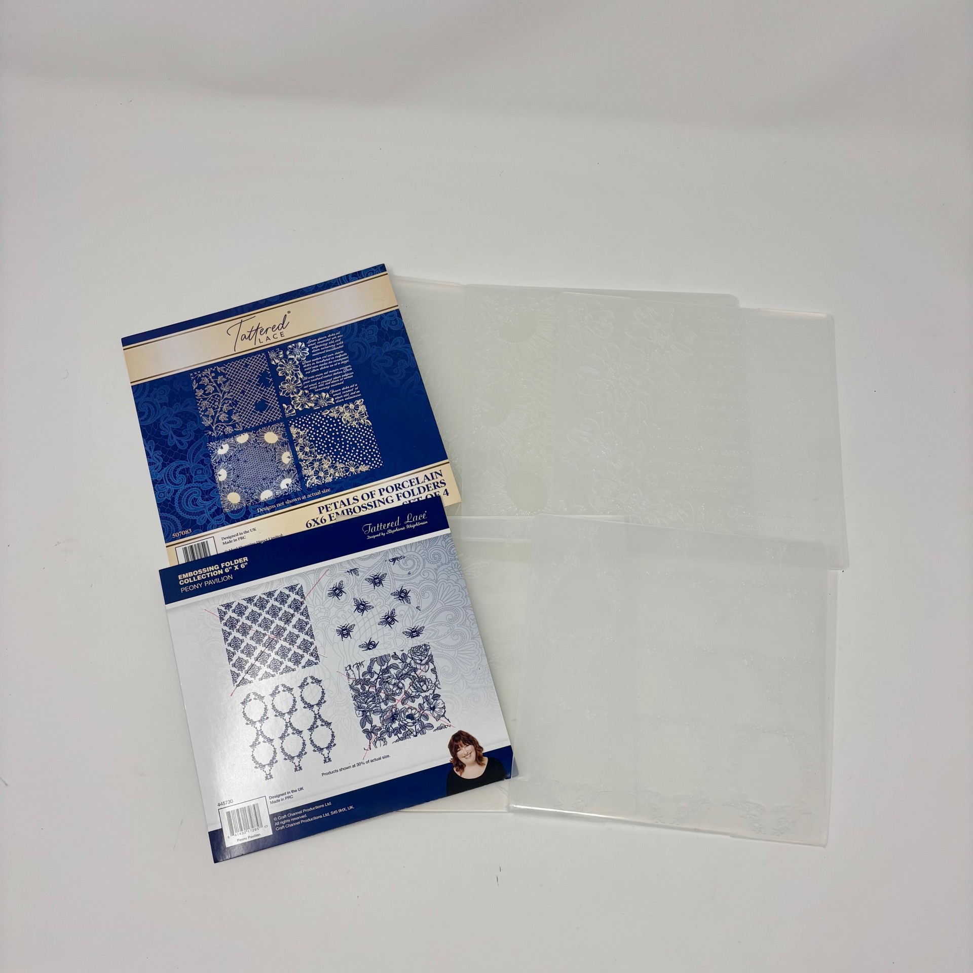 Lot of Embossing Folders - Cuttlebug, Tattered Lace, Spellbinders