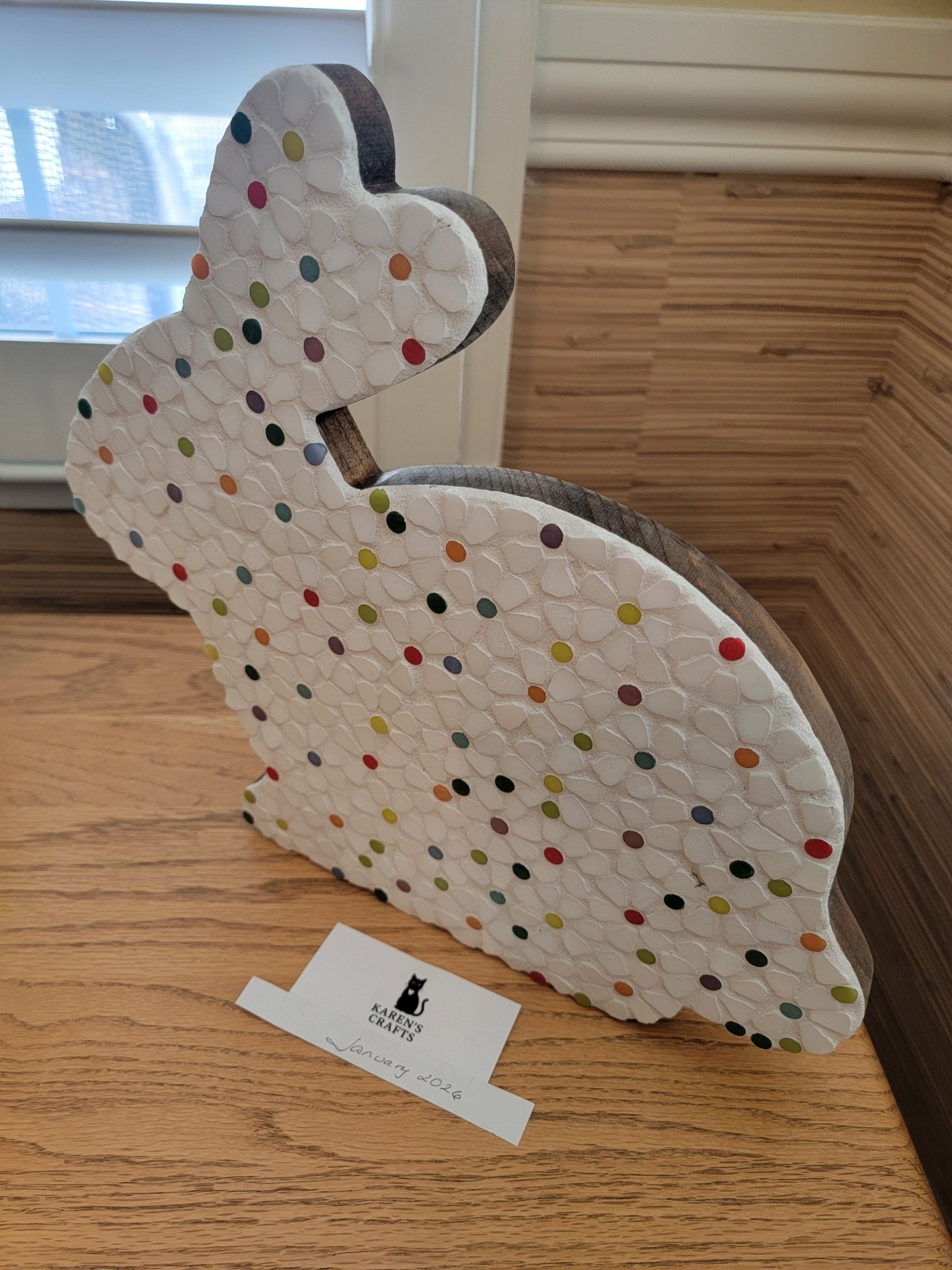 Wooden Rabbit Mosaic