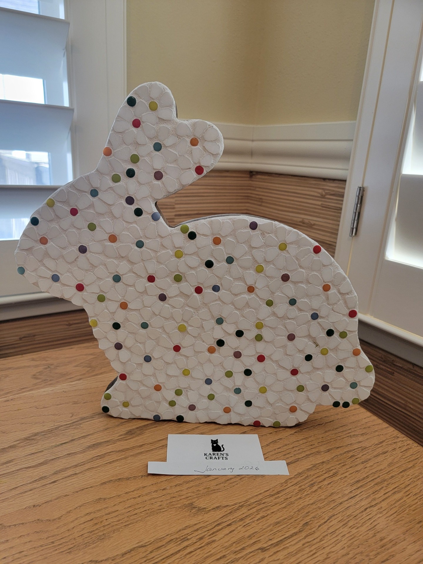 Wooden Rabbit Mosaic