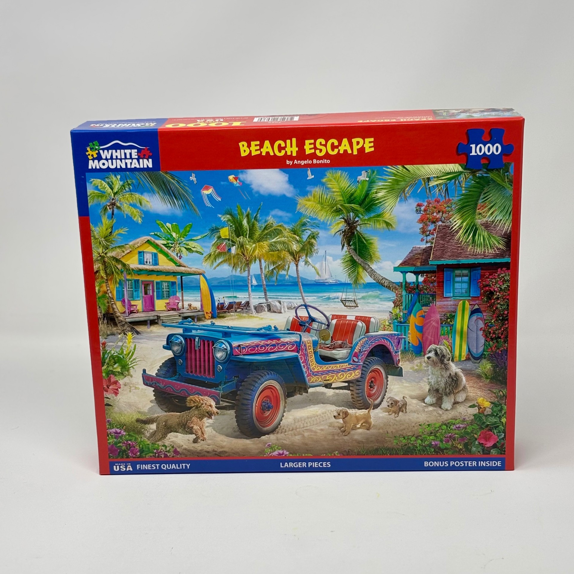 1000 Piece White Mountain Puzzle - Beach Escape
