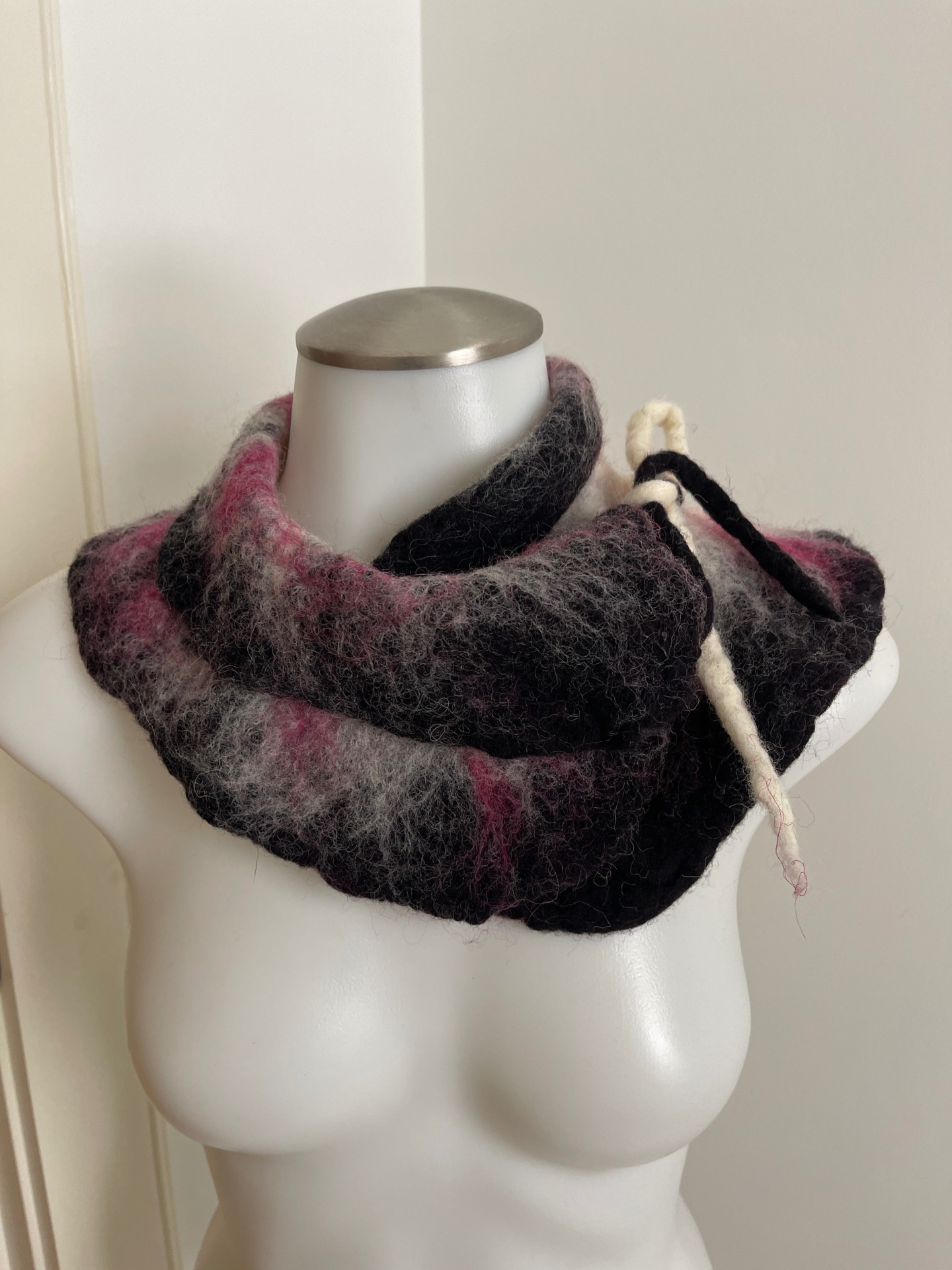 Felted Merino Wool Scarf
