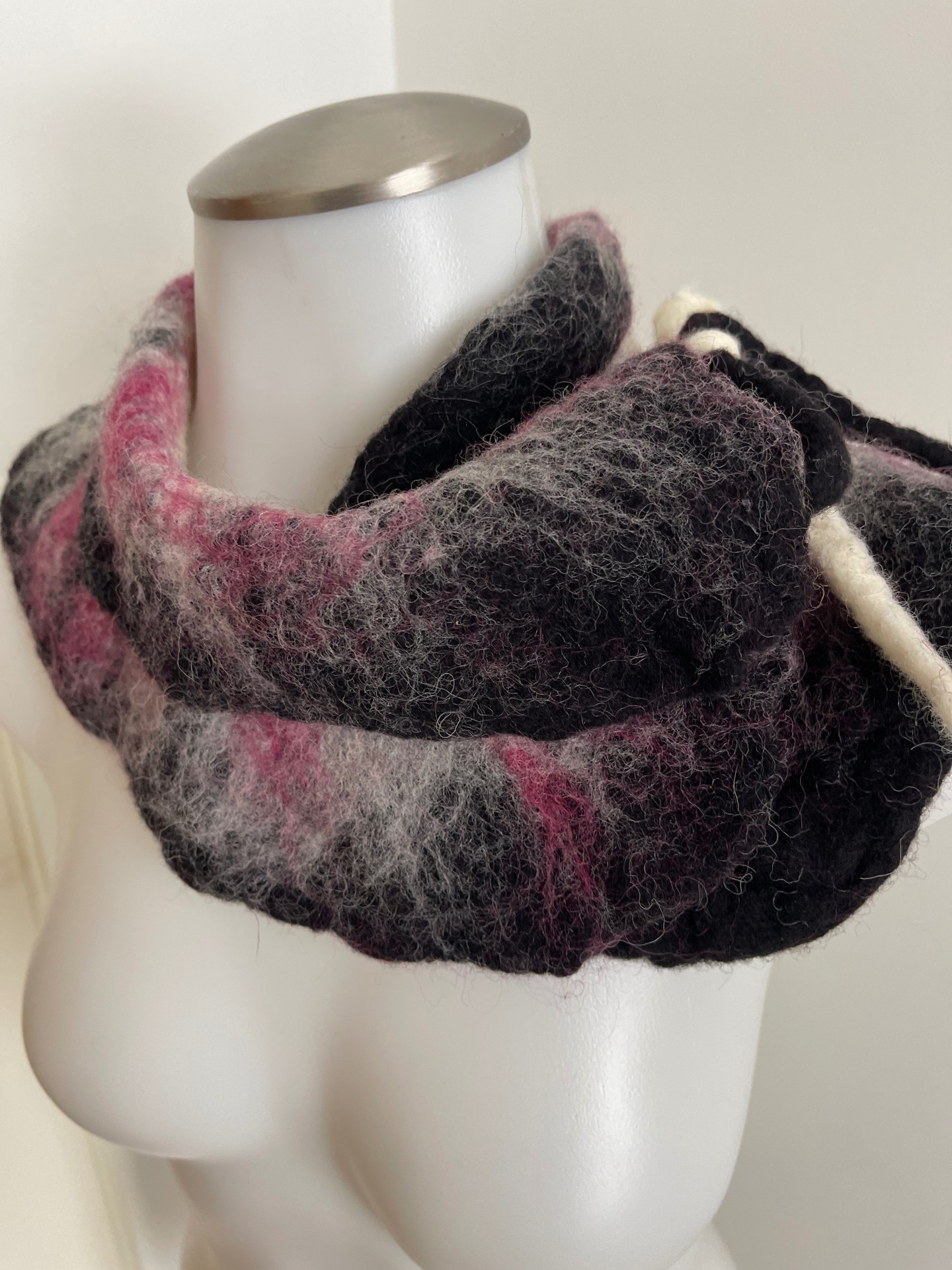 Felted Merino Wool Scarf