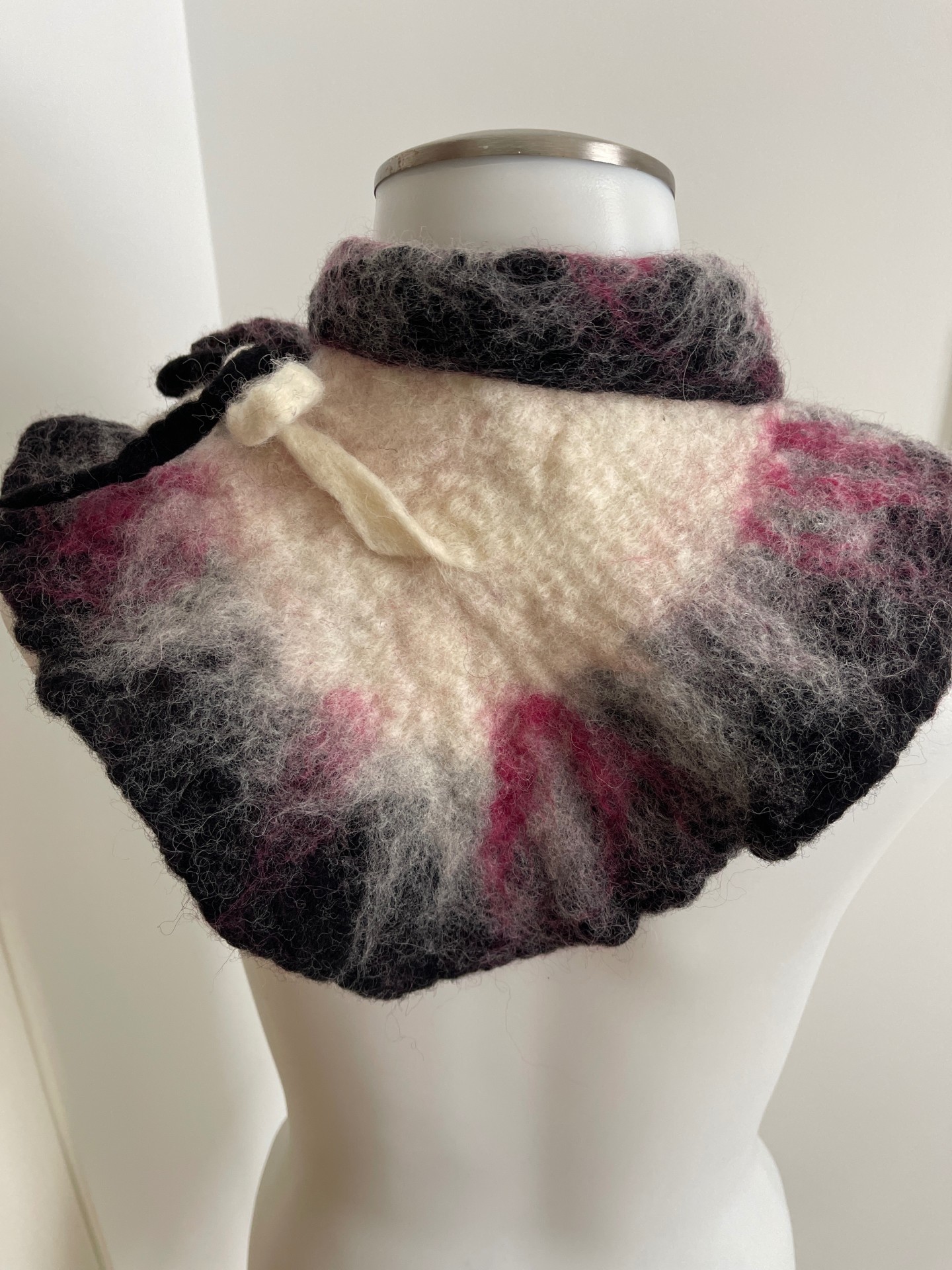 Felted Merino Wool Scarf