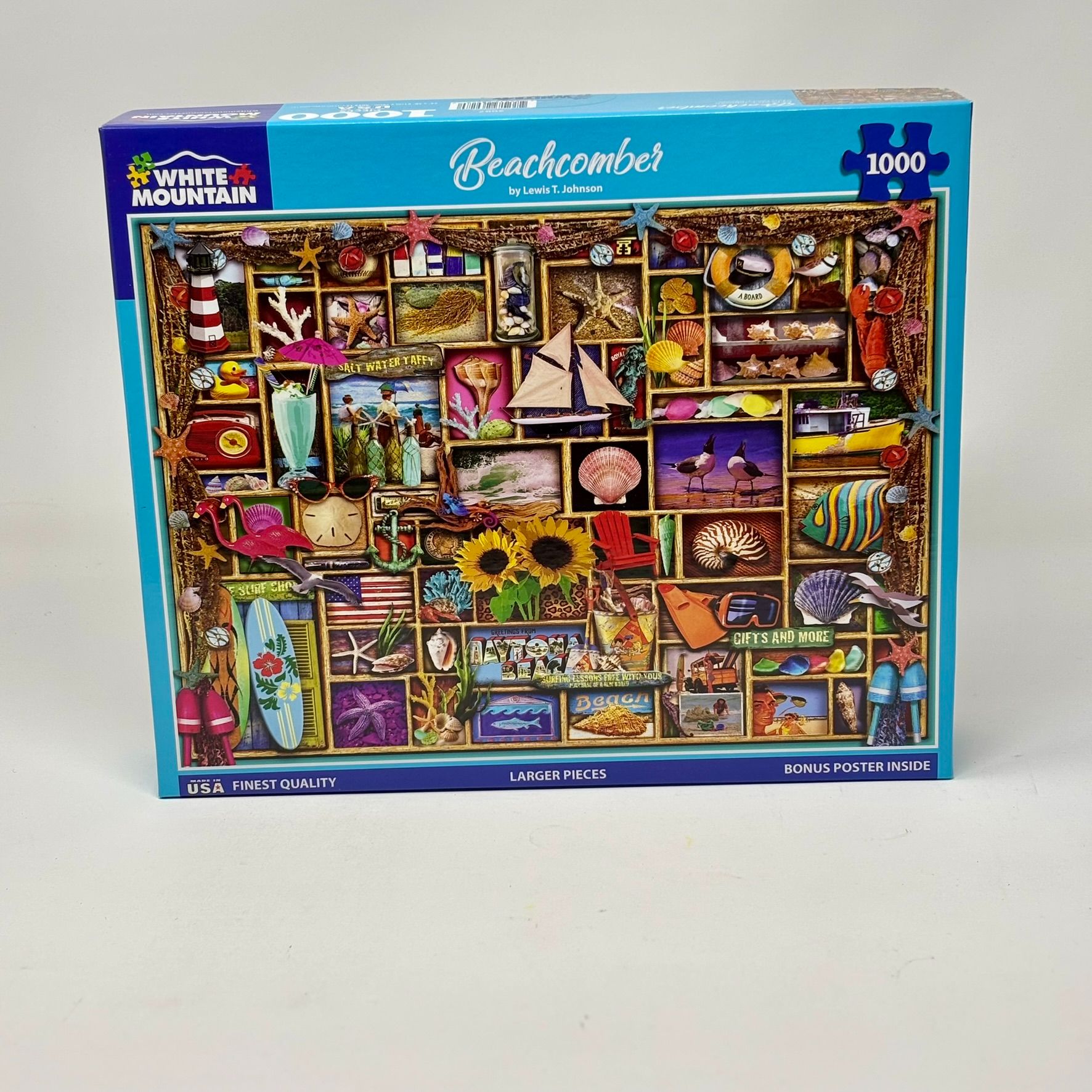 White Mountain 1000 Piece Puzzle - Beachcomber