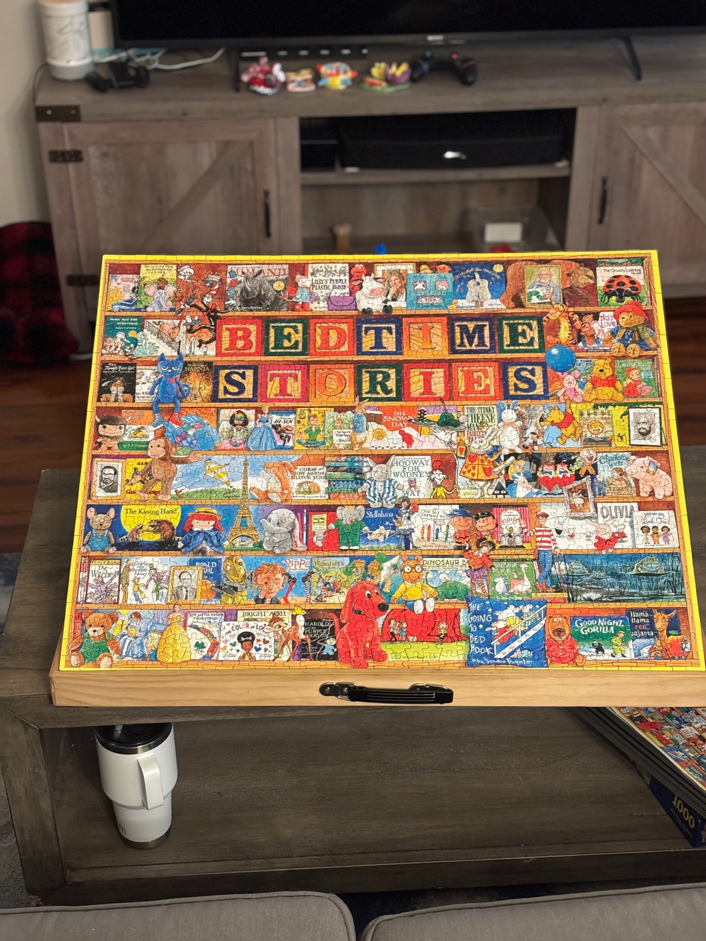 White Mountain 1000 Piece Puzzle - Bedtime Stories