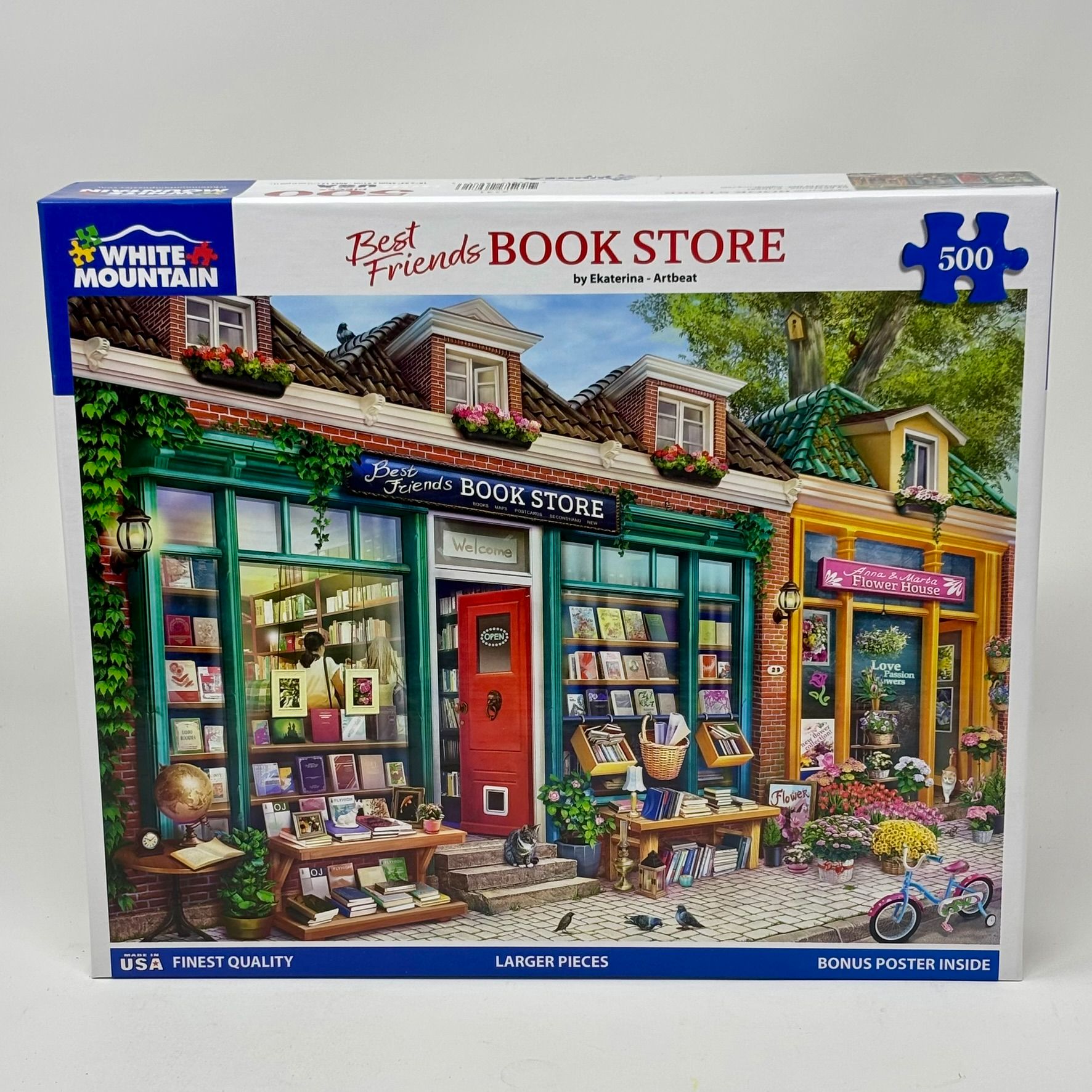 White Mountain 500 Piece Puzzle - Best Friends Bookstore