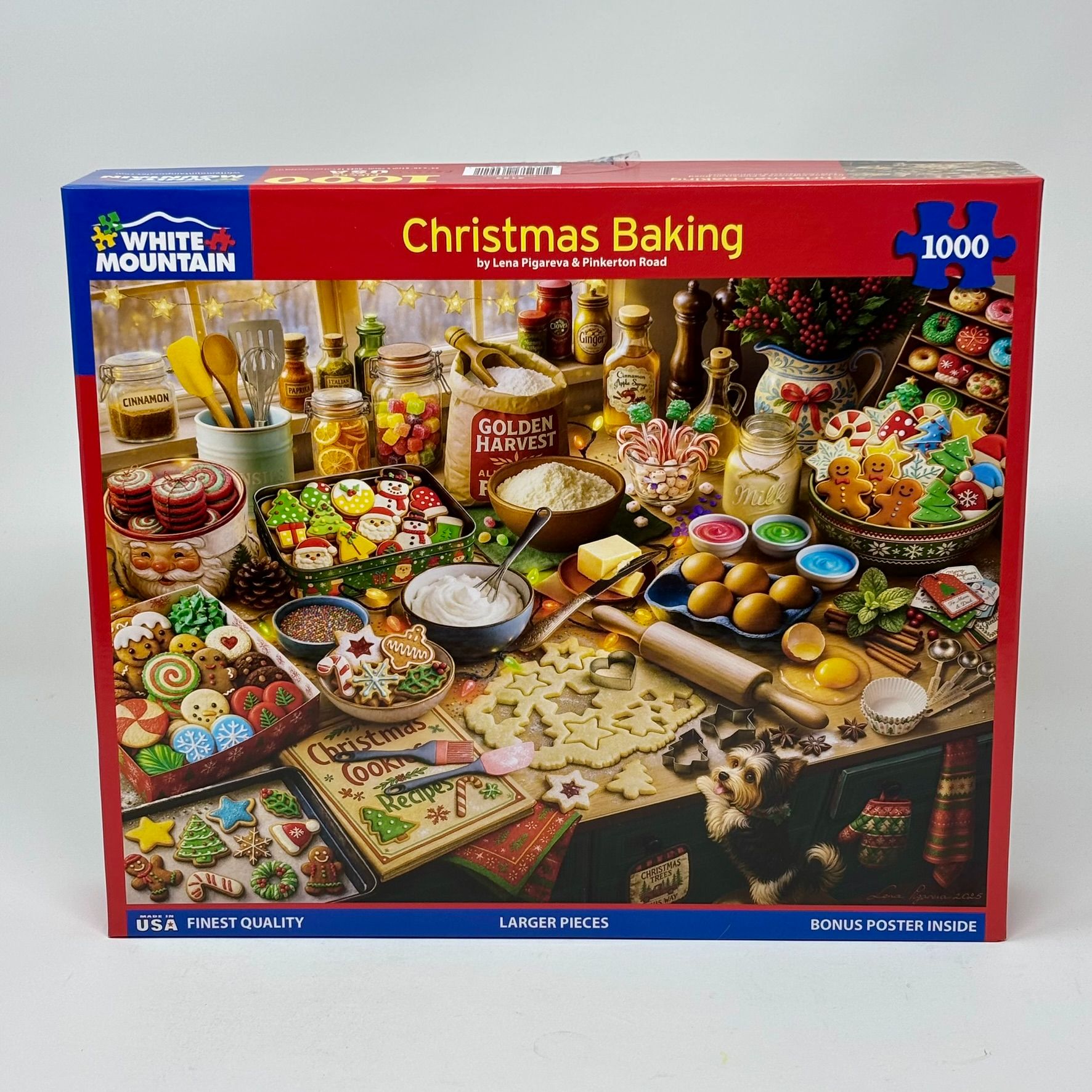 White Mountain 1000 Piece Puzzle - Christmas Baking