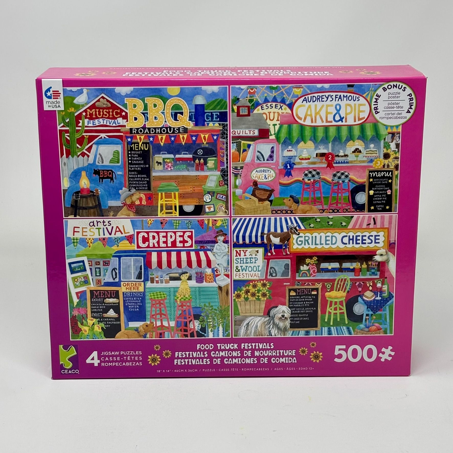 Ceaco - 4 500 Piece Puzzles - Food Truck Festival