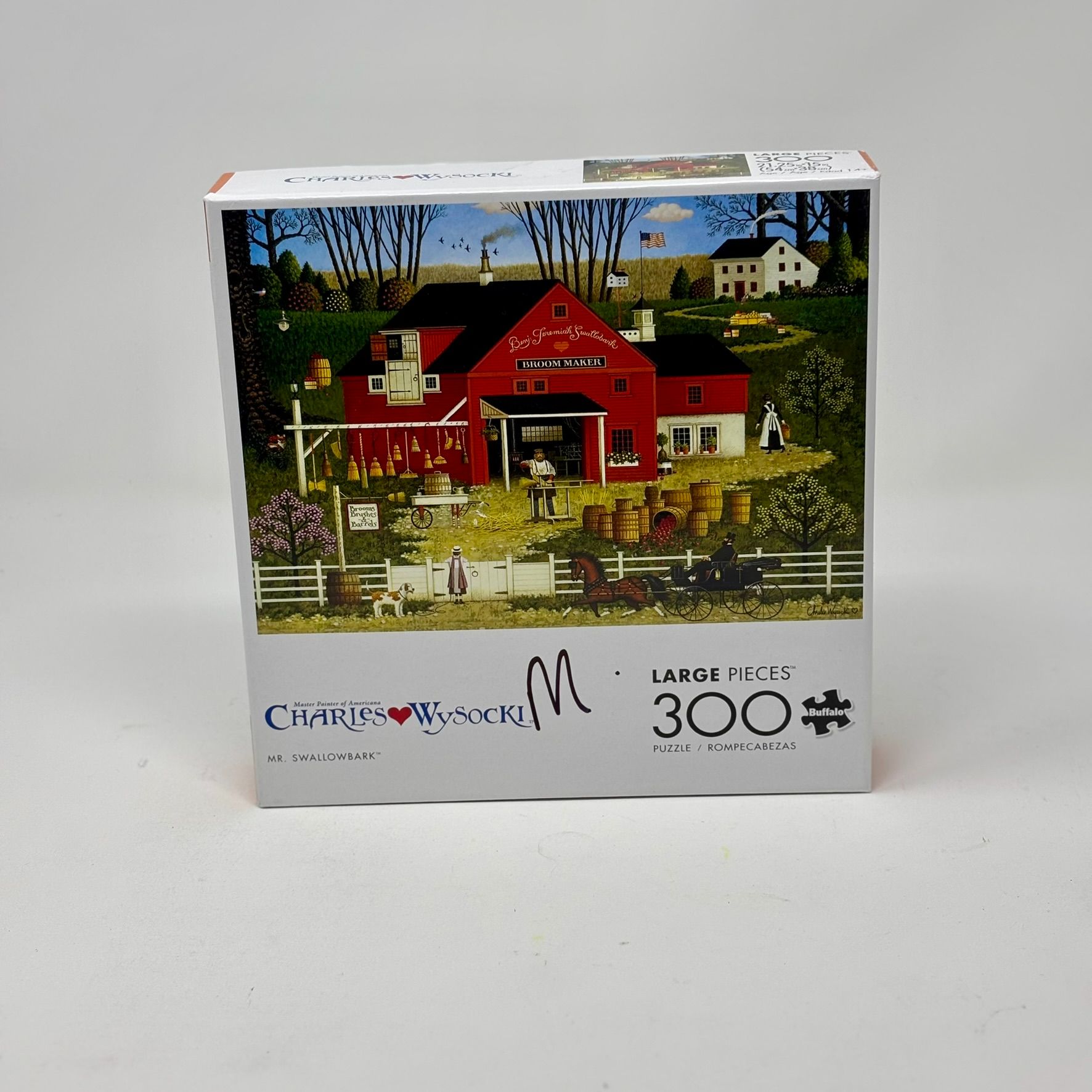 Buffalo 300 Piece Puzzle - Mr. Swallowsbark - Charles Wysocki