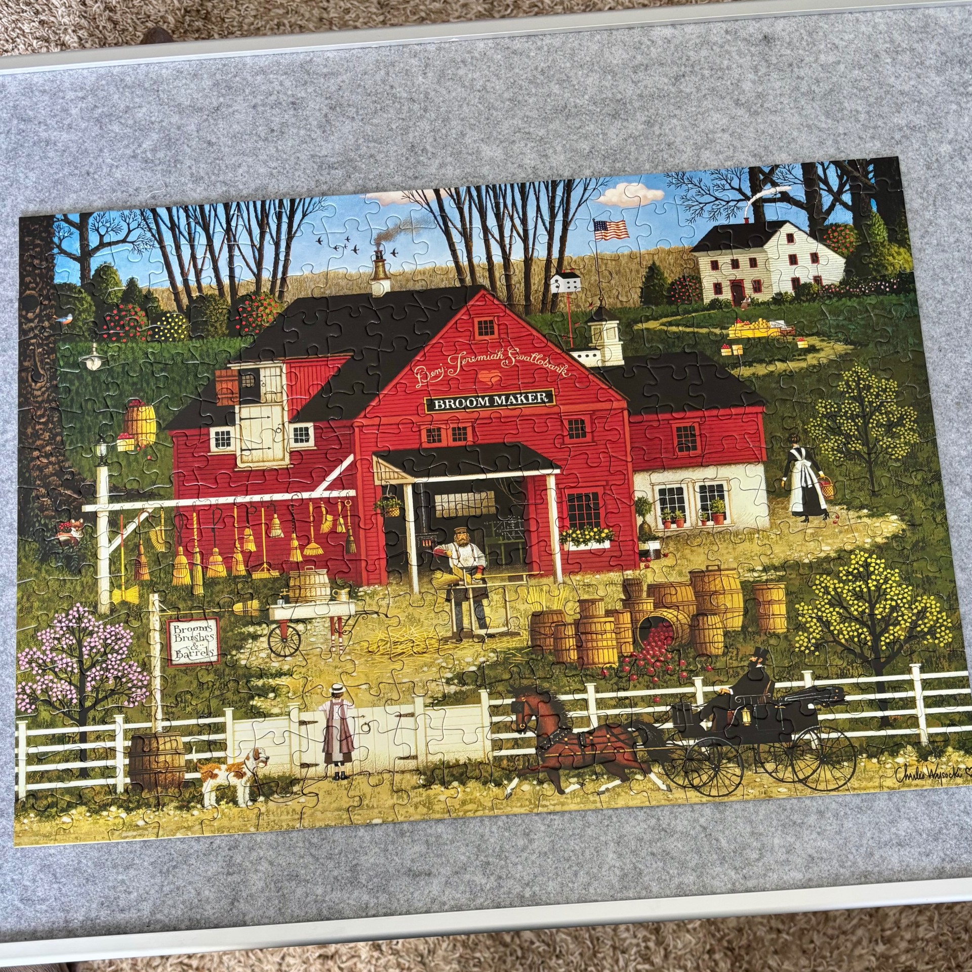 Buffalo 300 Piece Puzzle - Mr. Swallowsbark - Charles Wysocki
