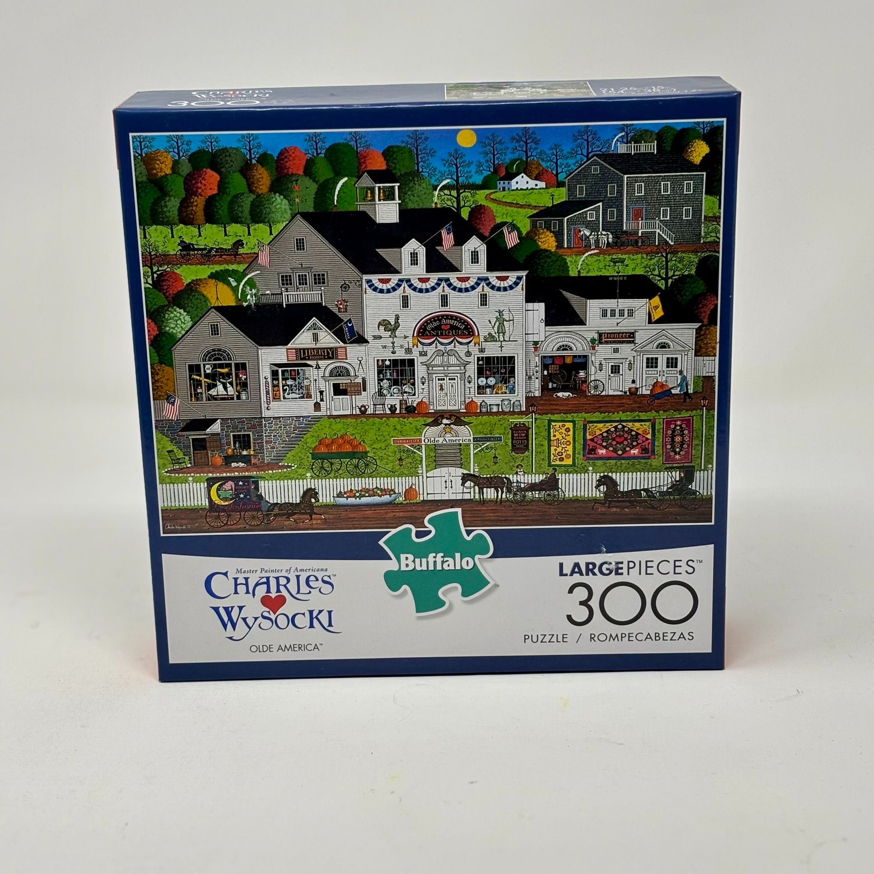 Buffalo 300 Piece Puzzle - Old America - Charles Wysocki