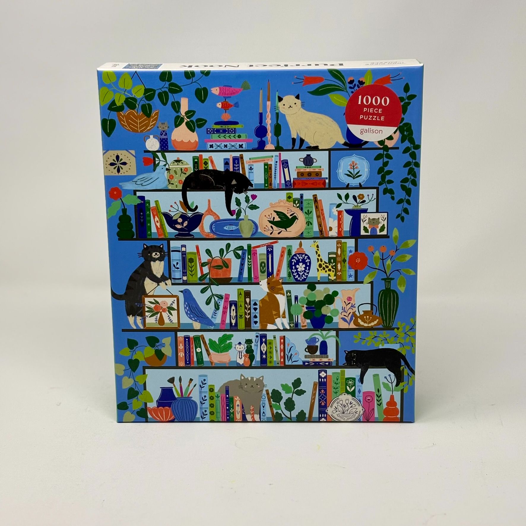 Galison 1000 Piece Puzzle - Purrfect Nook