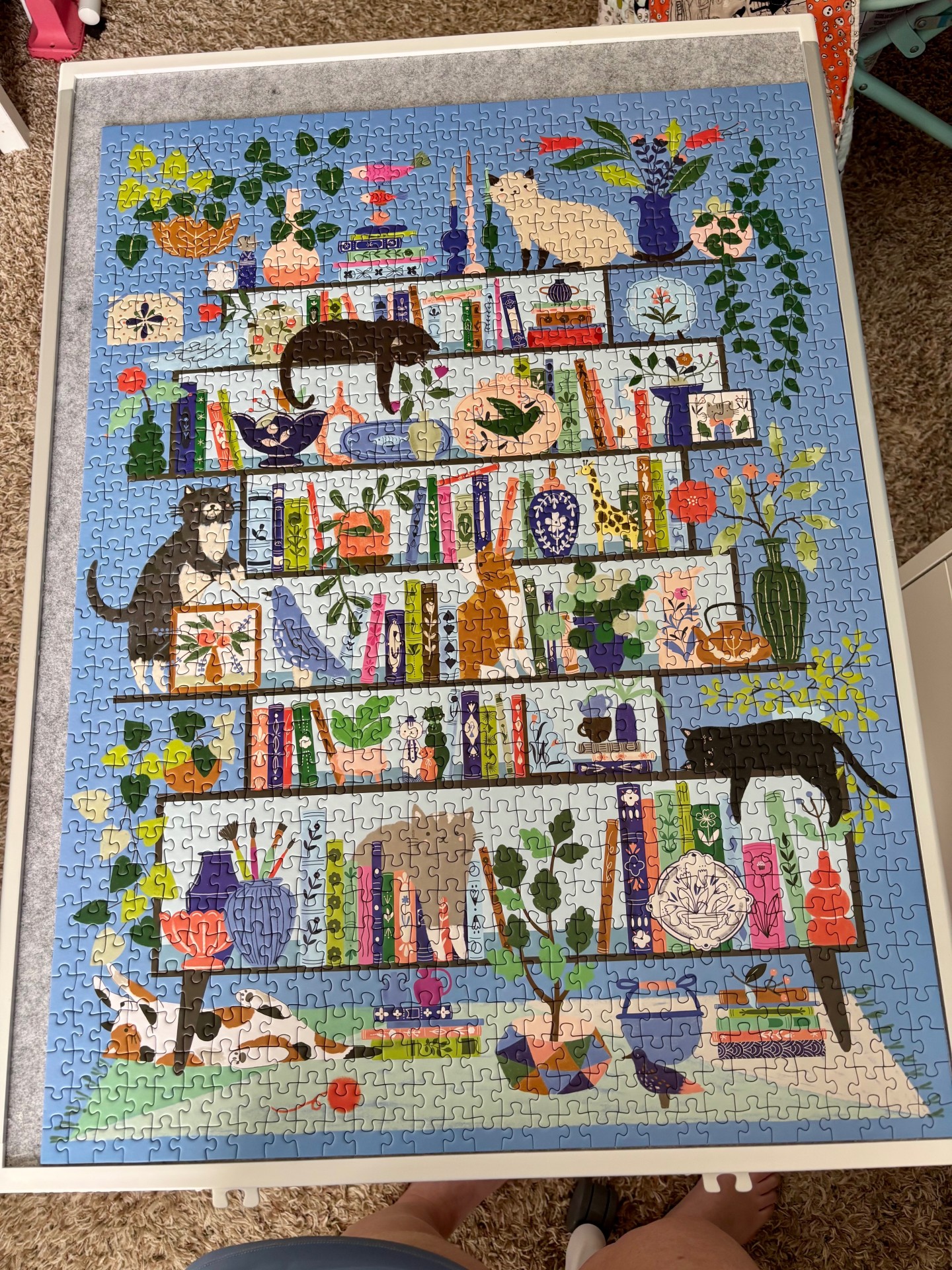 Galison 1000 Piece Puzzle - Purrfect Nook