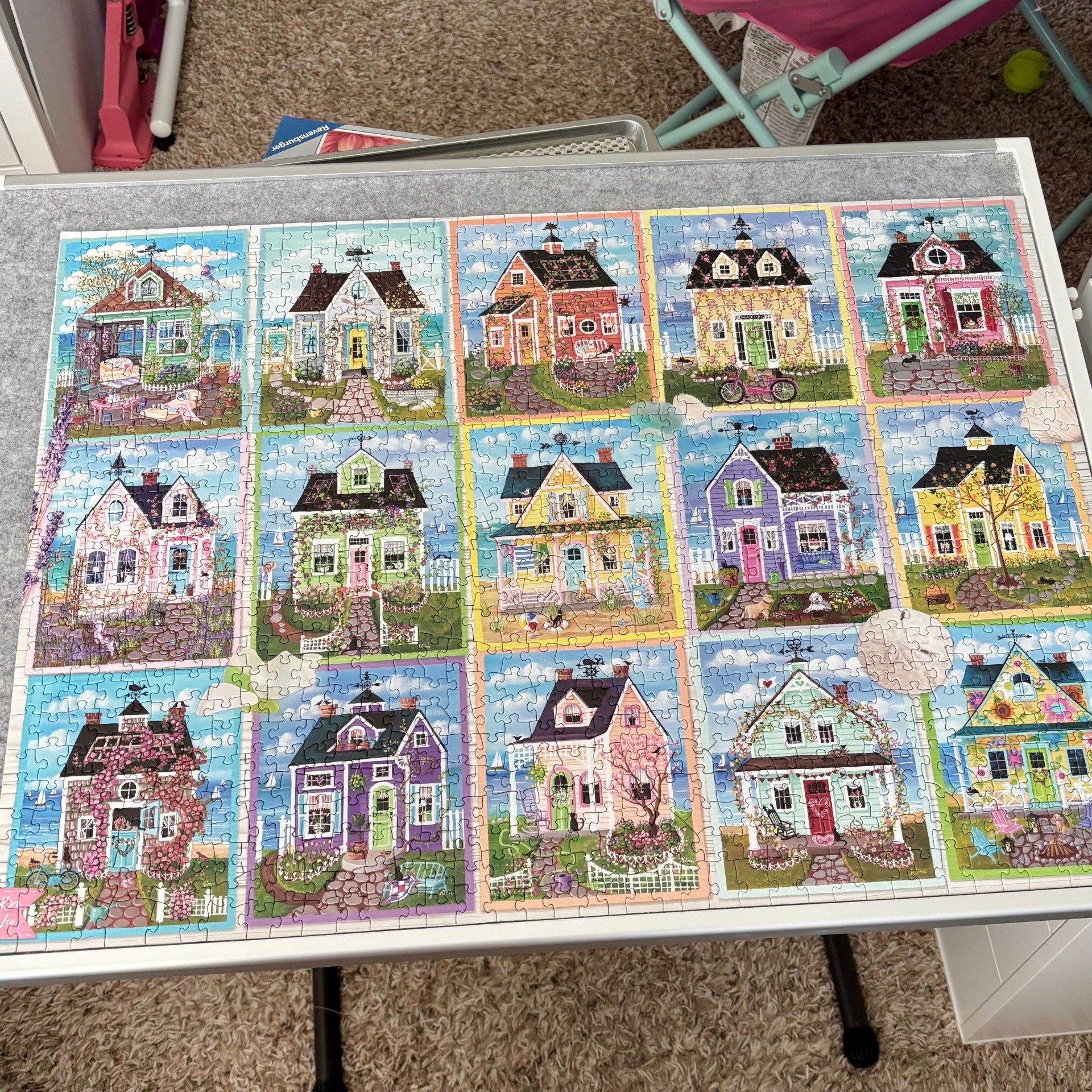 Cobble Hill 1000 Piece Puzzle - Seaside Cottages