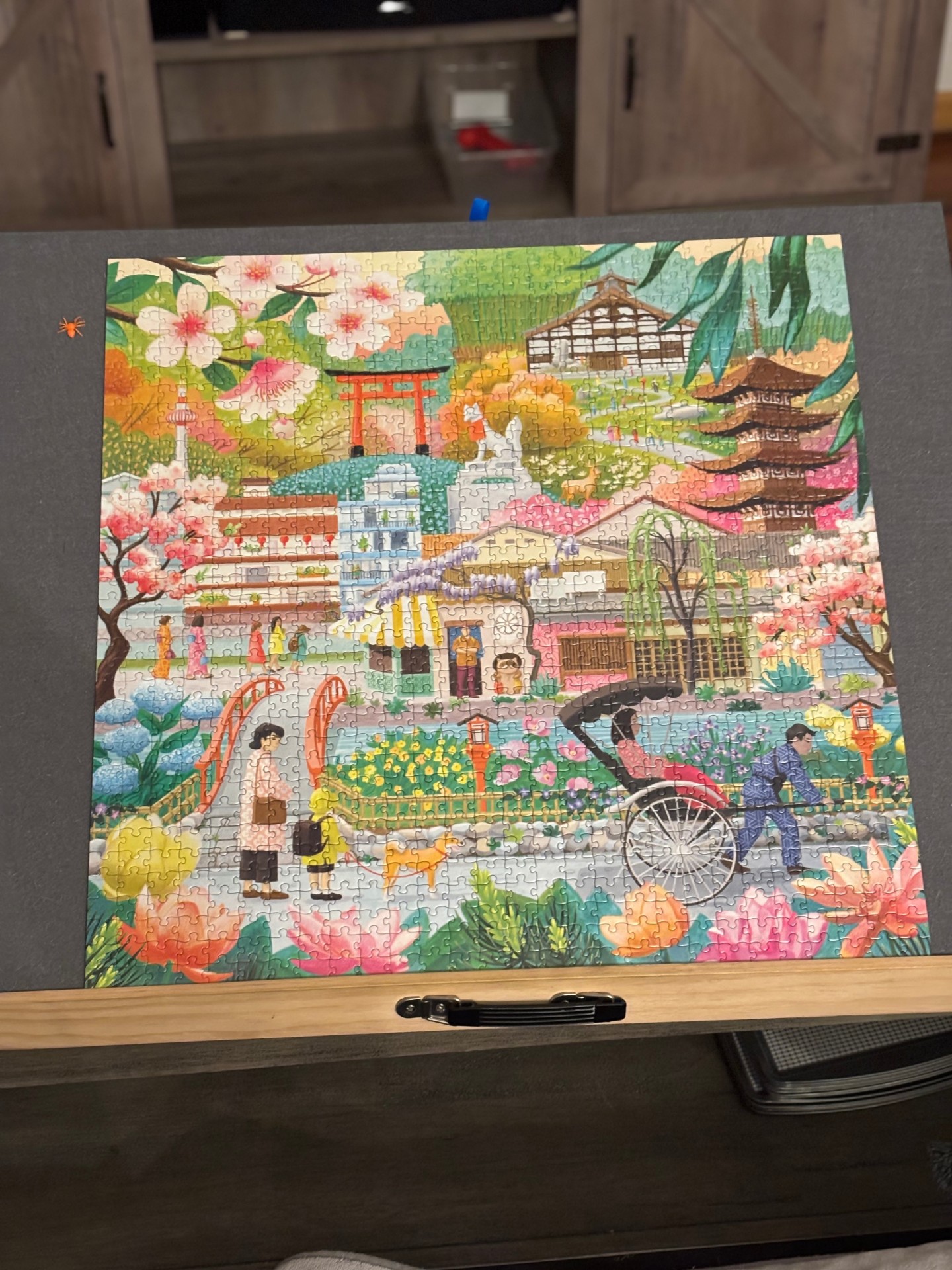 Eeboo 1000 Piece Puzzle - Seasons in Kyoto