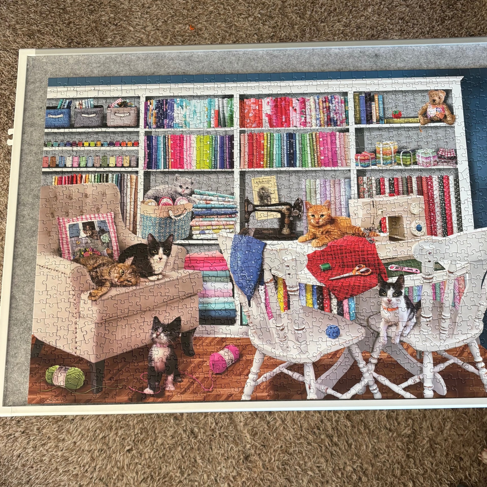 Cobble Hill 1000 Piece Puzzle - Sewing Room