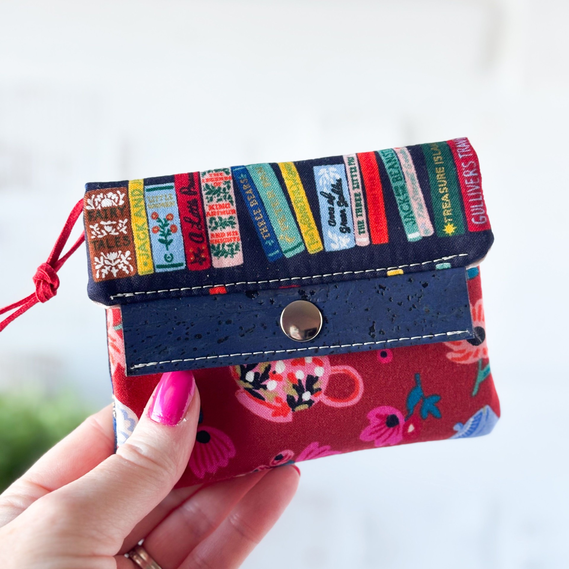 Women's Small Fabric Wallet - Rifle Paper Co - Books