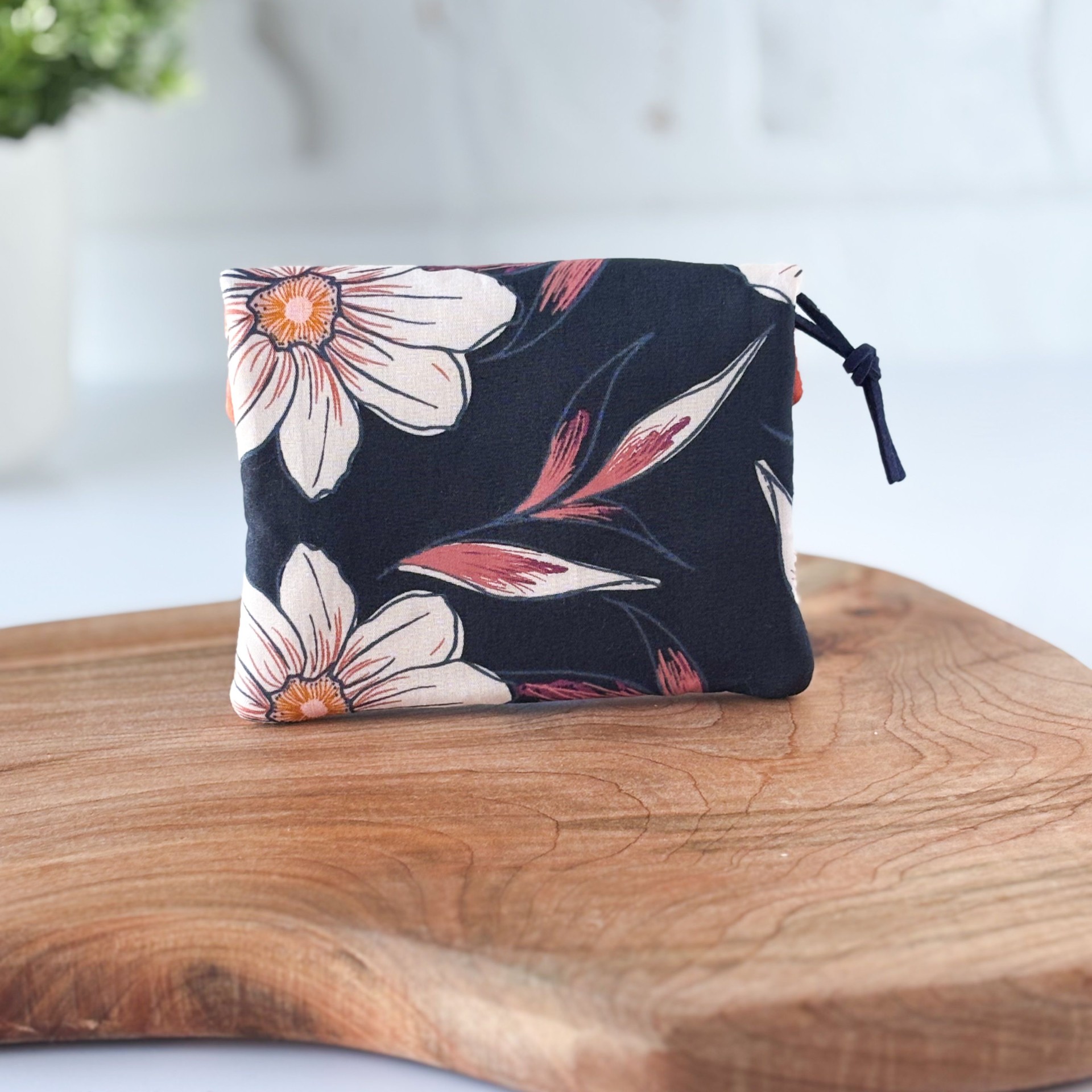 Womens Handmade Fabric Wallet - Floral