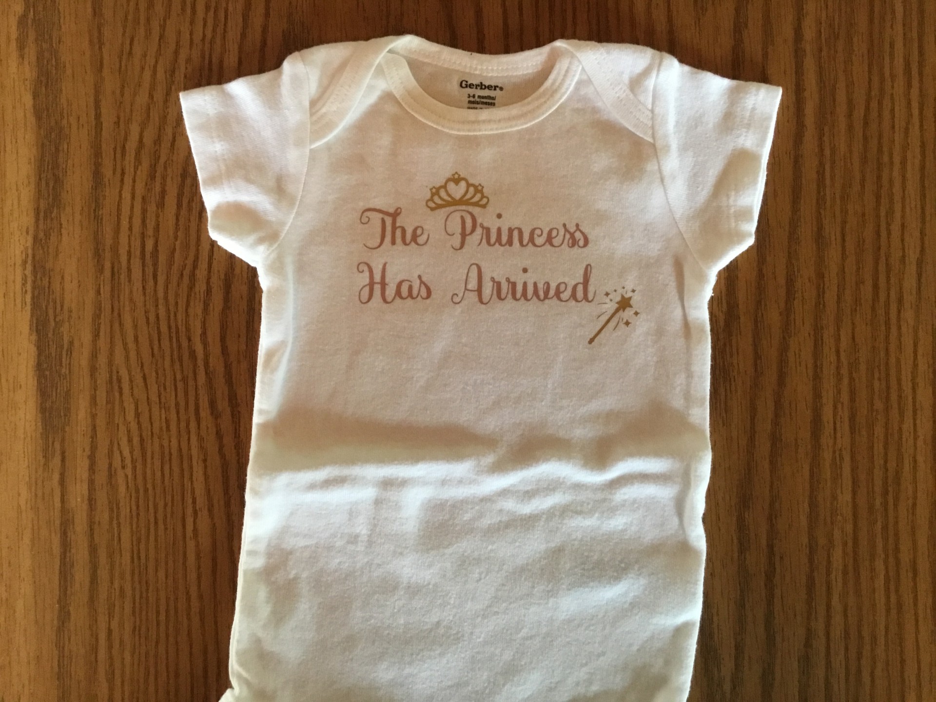 One piece shirt for baby