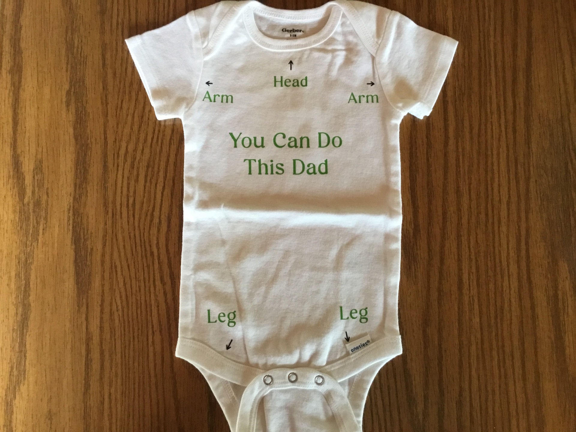 Baby one piece shirt