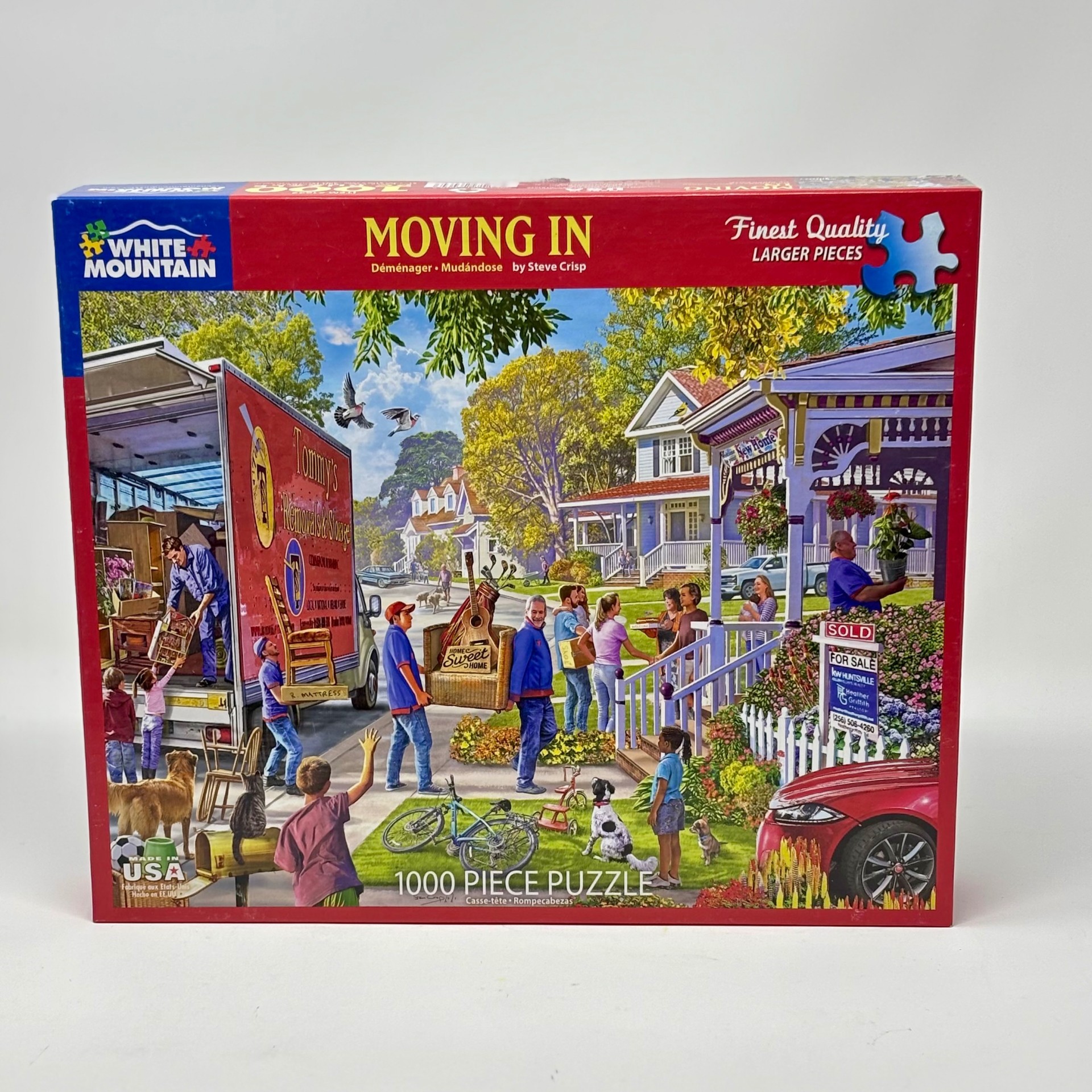 1000 Piece White Mountain Puzzle - Moving In