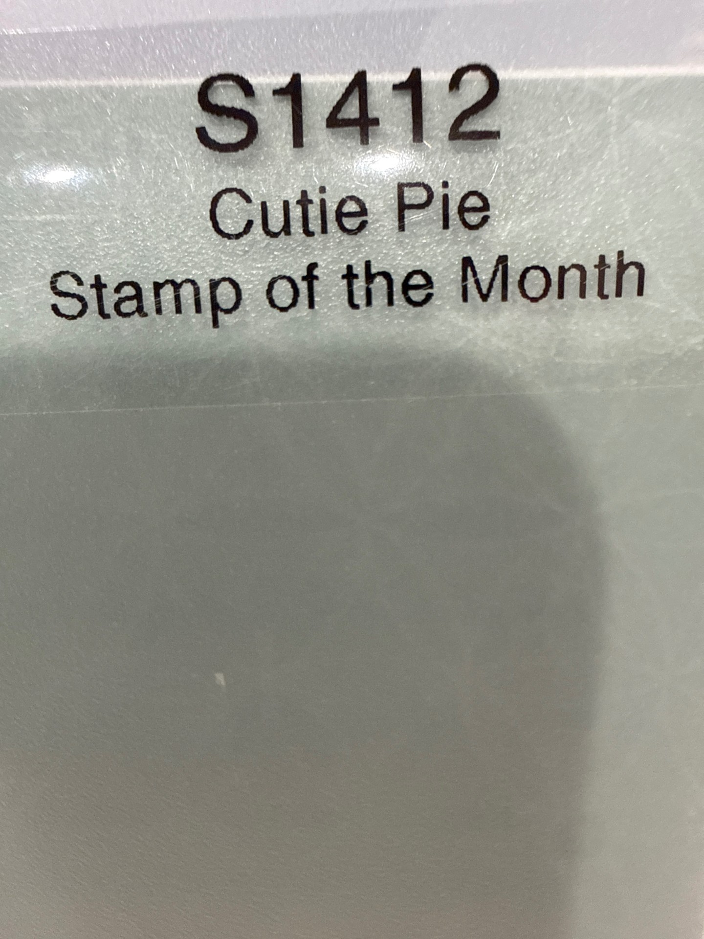 Close to my Heart Acrylix Cutie Pie