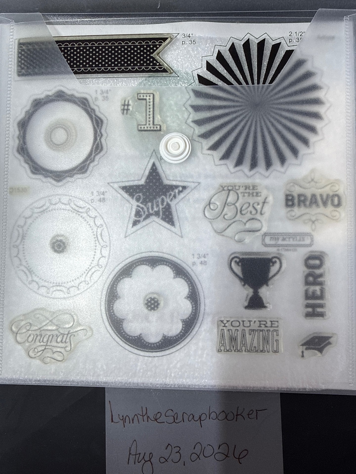 Close to my Heart Cricut Artiste Collection Kudos