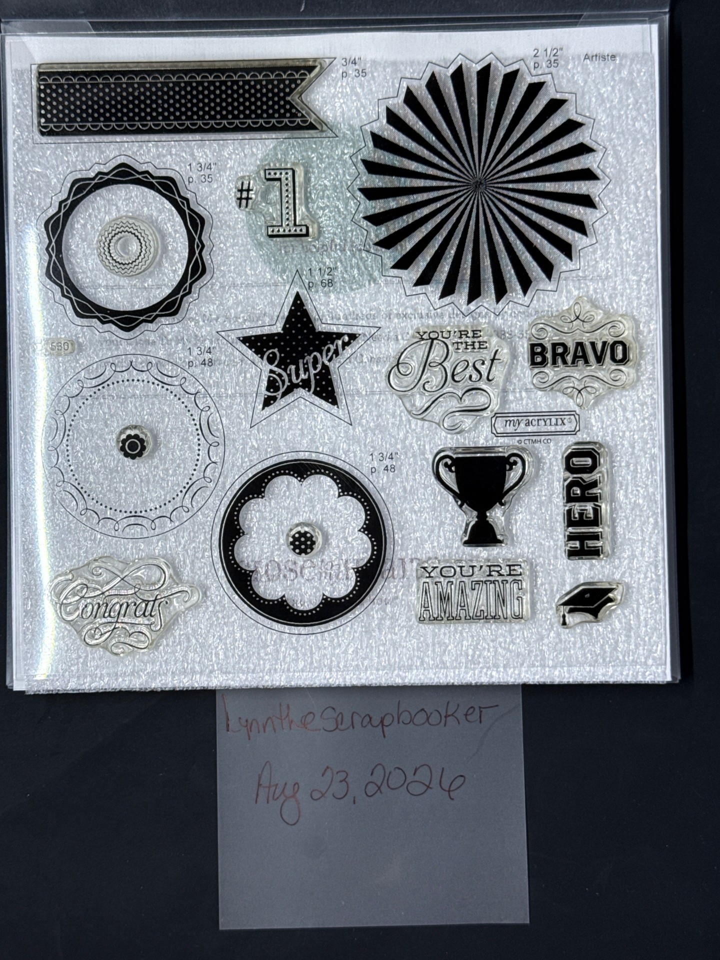 Close to my Heart Cricut Artiste Collection Kudos