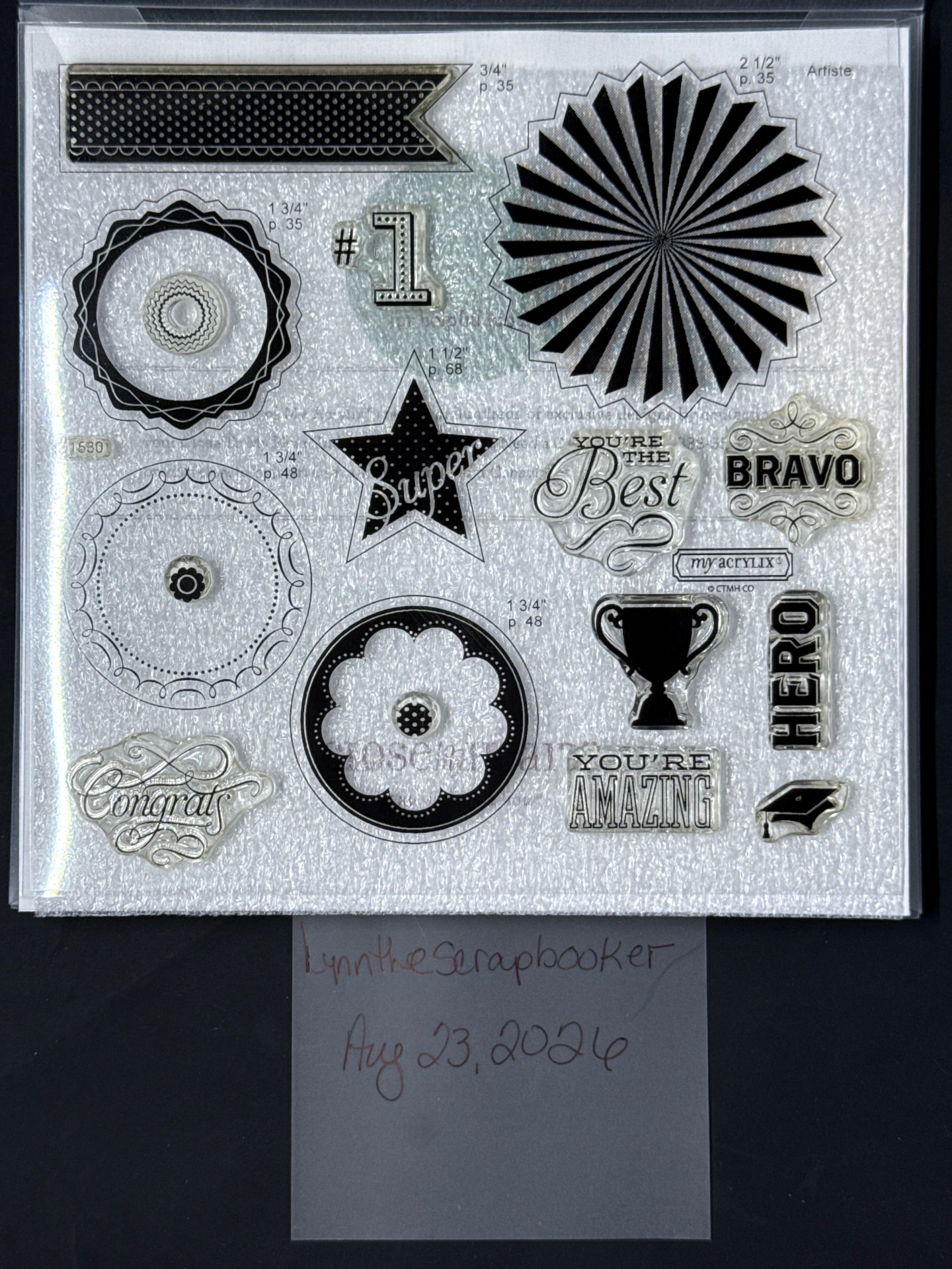 Close to my Heart Cricut Artiste Collection Kudos