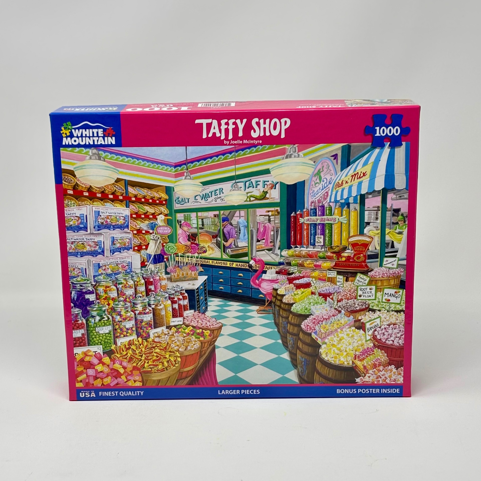 1000 Piece White Mountain Puzzle - Taffy Shop