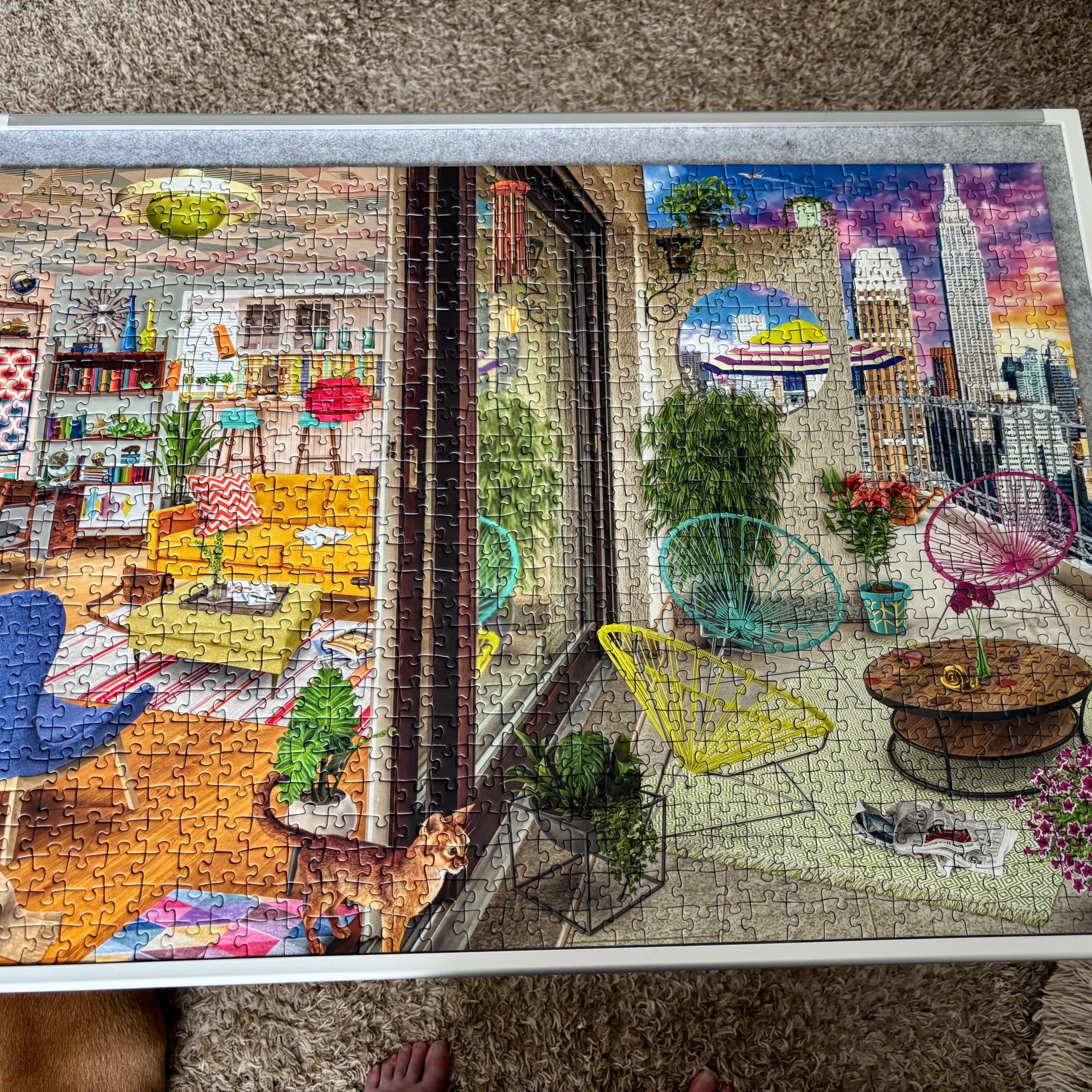 1000 Piece Ravensburger Puzzle - NYC Apartment