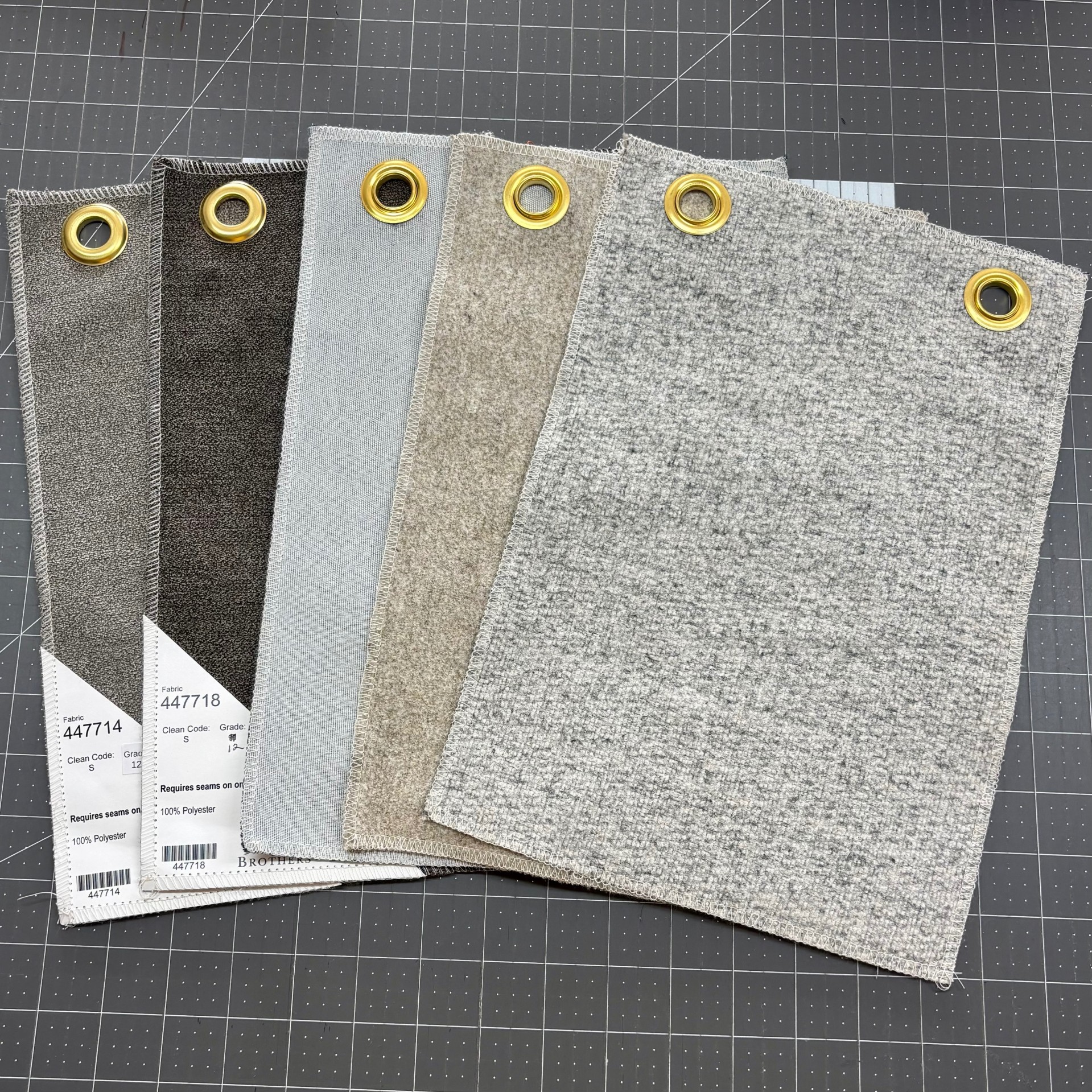 15 9”x13” Upholstery Fabric Samples