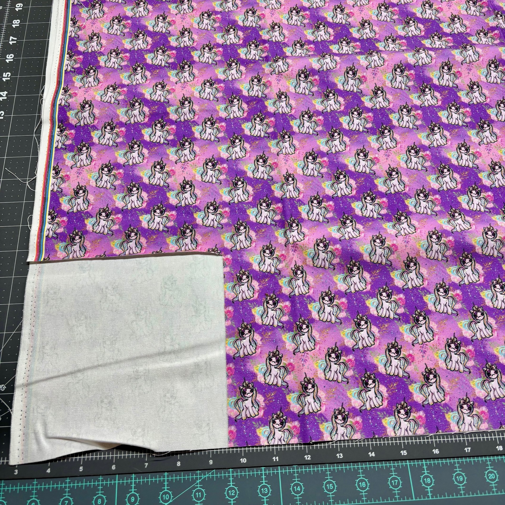 1/2 Yard Custom Canvas Pony Fabric