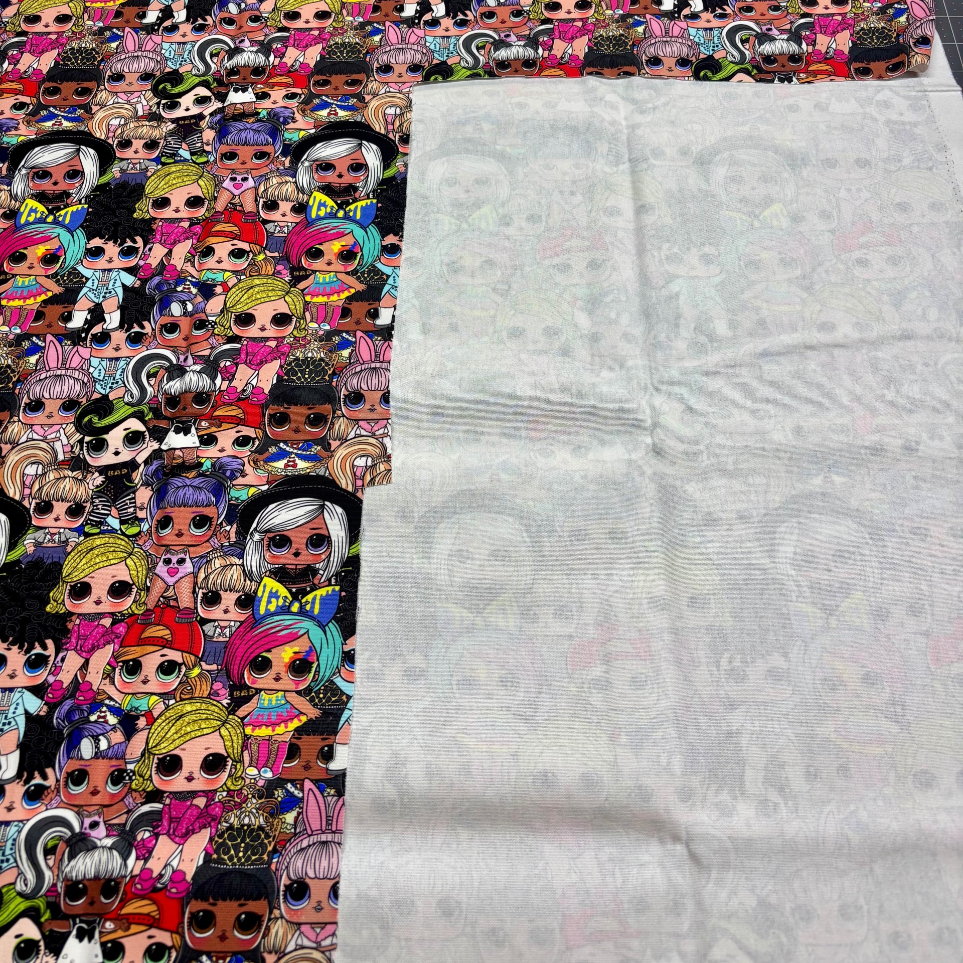 Little Dolls Canvas Custom Fabric