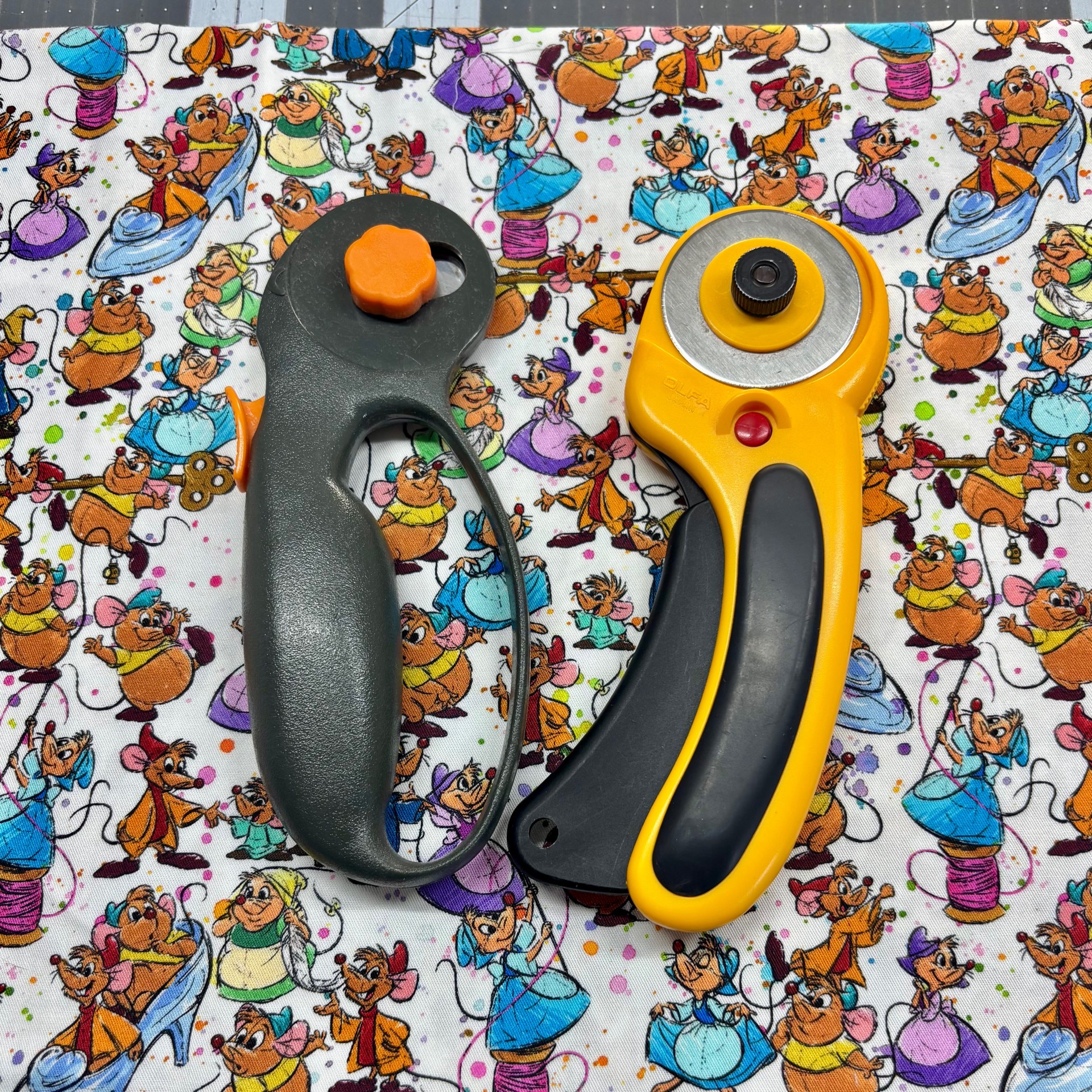 2 Yards Custom Woven Fabric - Mice Mouse