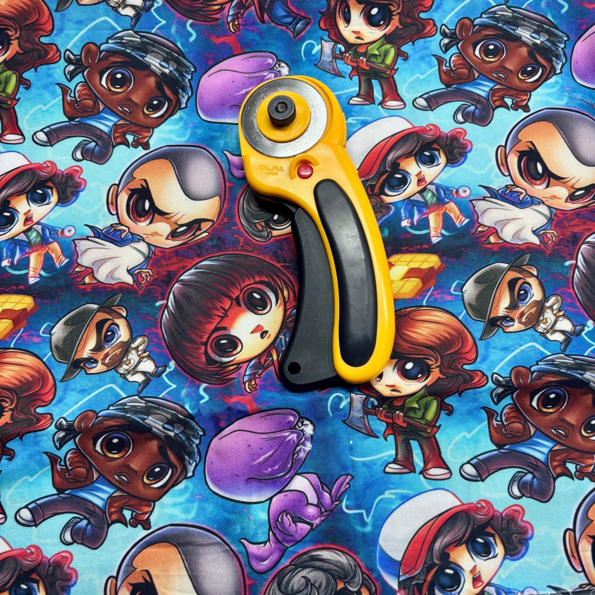 1 Yard Custom Woven Fabric - Strange Things